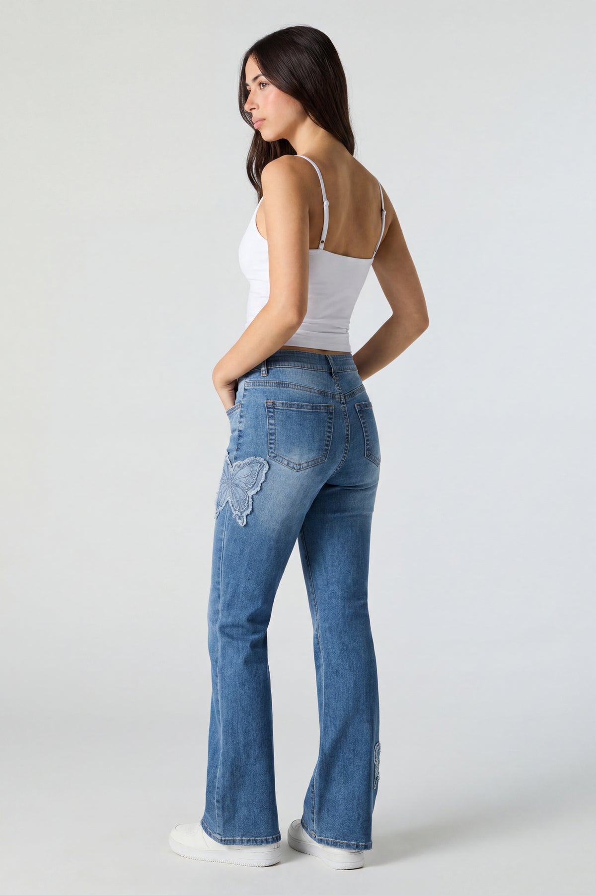 Alt View 2. medium-blue-three-quarter-back - Medium Blue