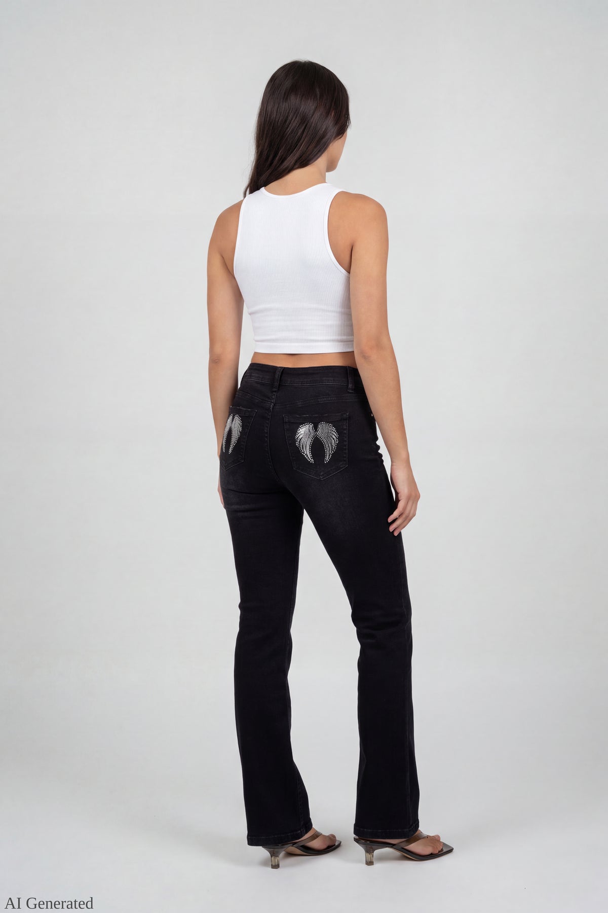 Alt View 3. 0711-03532223-black-back-alt - Black
