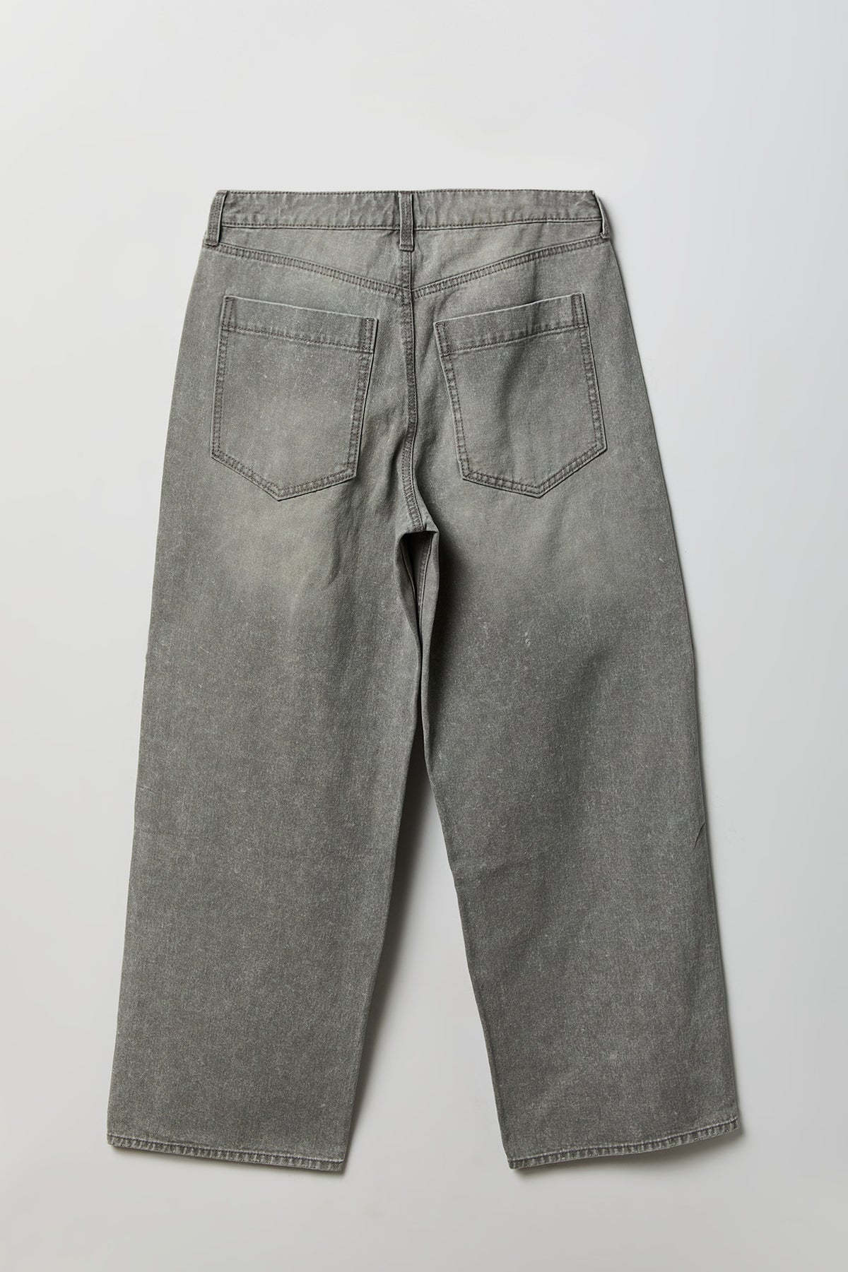 Alt View 2. Mega Baggy Jean with Keychain - Charcoal