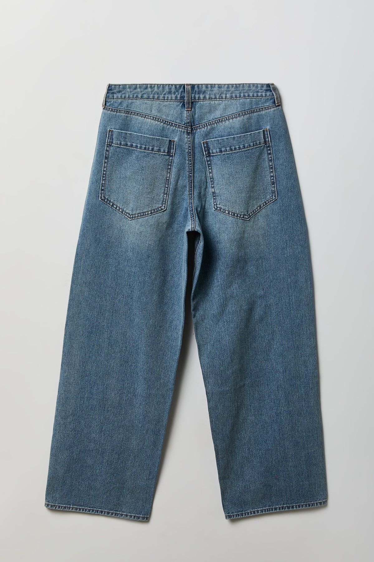 Alt View 2. Mega Baggy Jean with Keychain - Pacific Blue