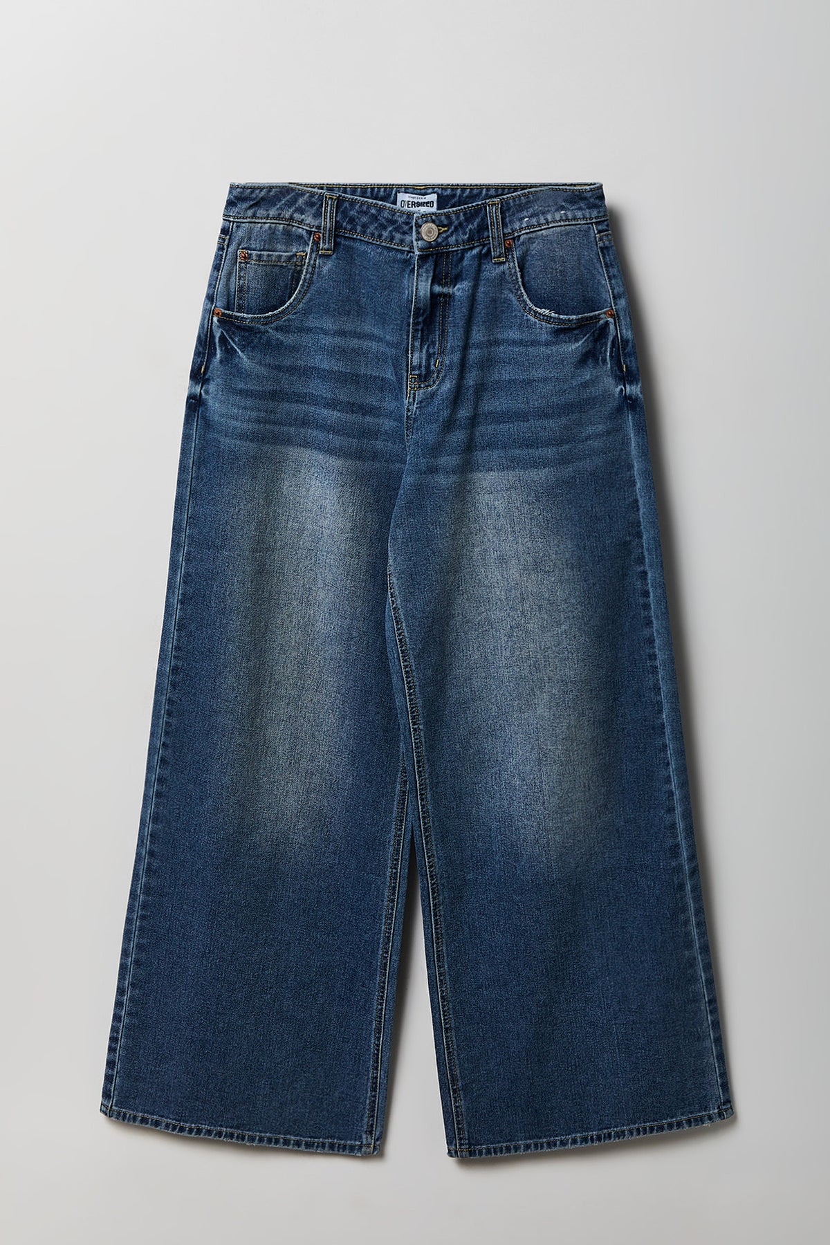 Alt View 4. High Rise Ultra Baggy Jean - Midnight Blue
