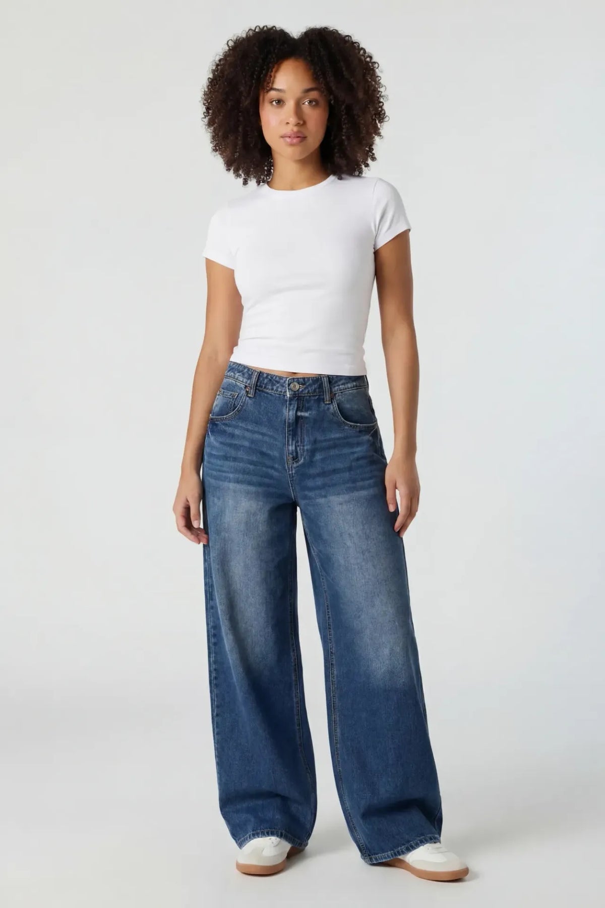 High Rise Ultra Baggy Jean - Midnight Blue