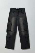 Stretch Low Rise Cargo Jean