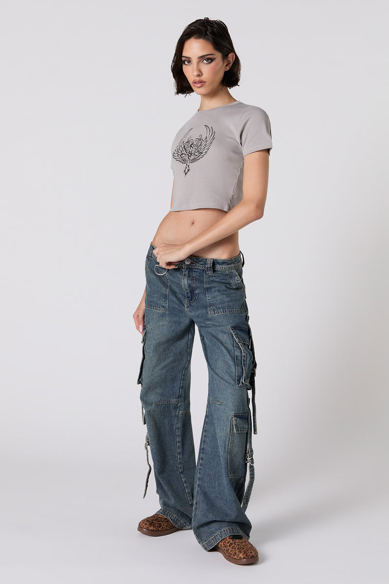 Mid Rise Utility Cargo Jean