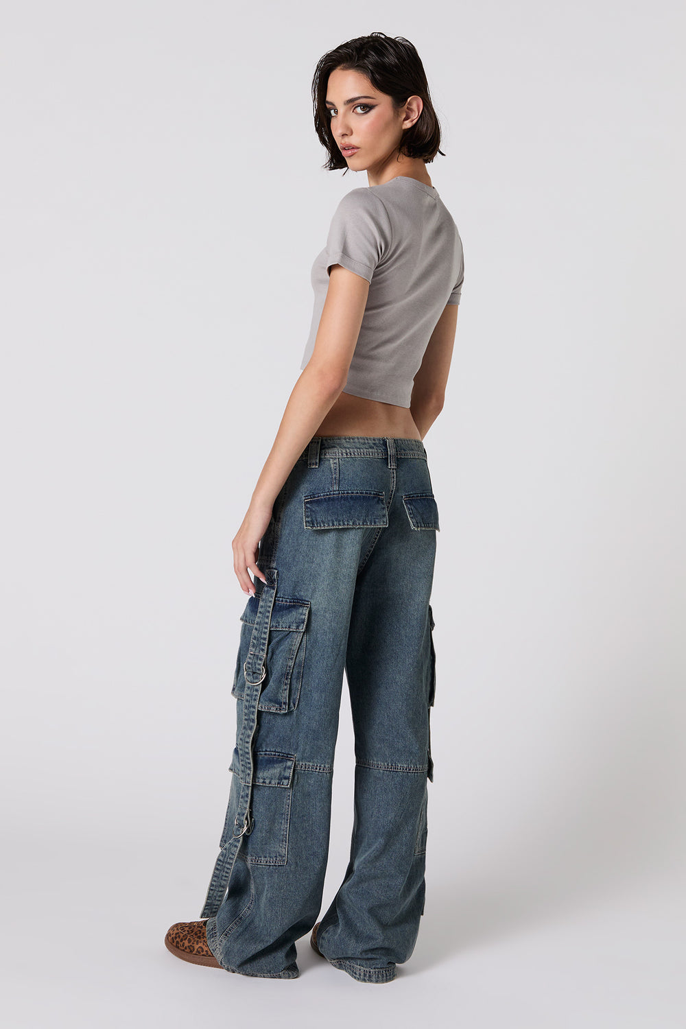 Mid Rise Utility Cargo Jean Mid Rise Utility Cargo Jean 3