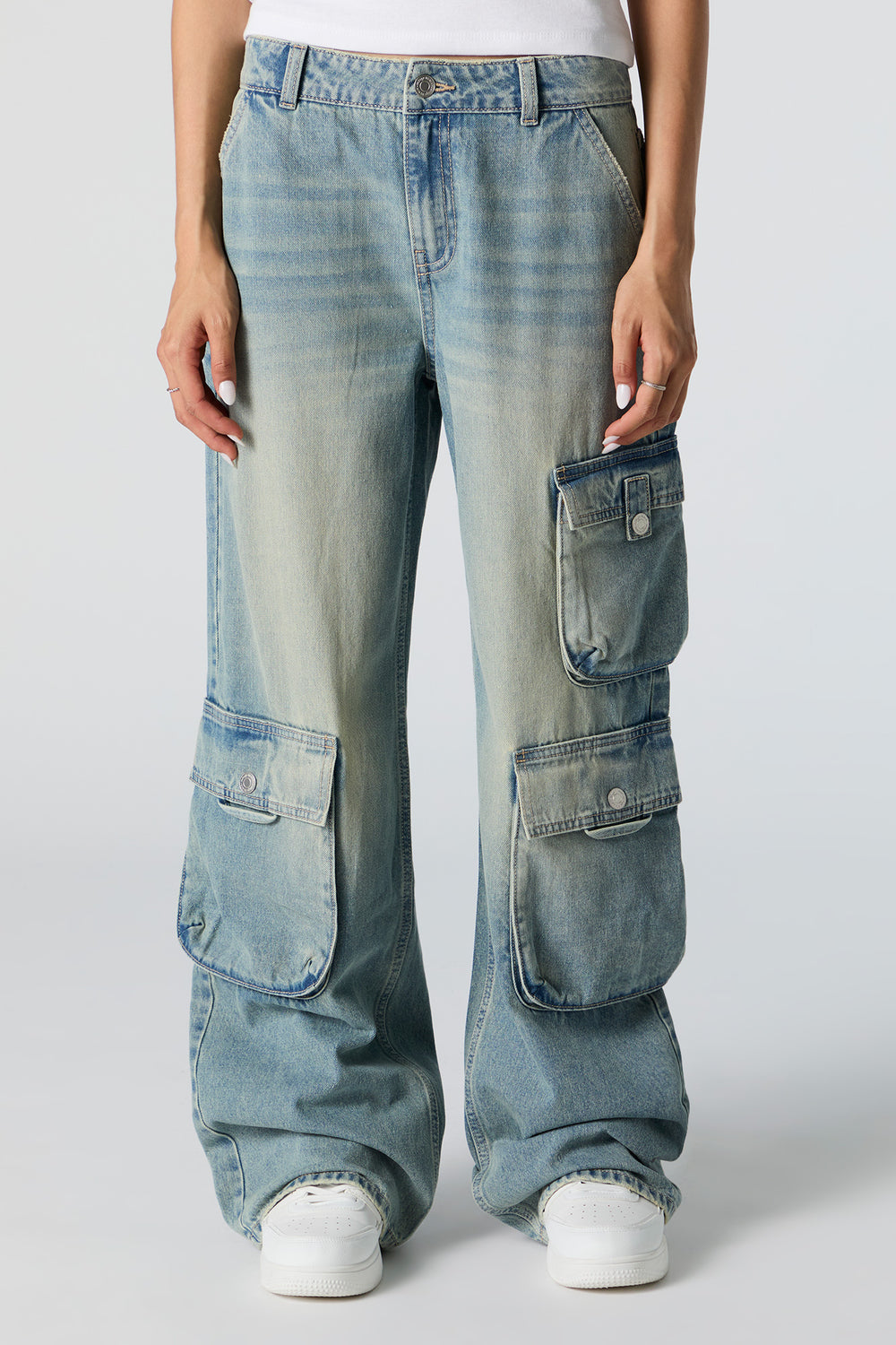 Mid Rise Cargo Jean Mid Rise Cargo Jean 2