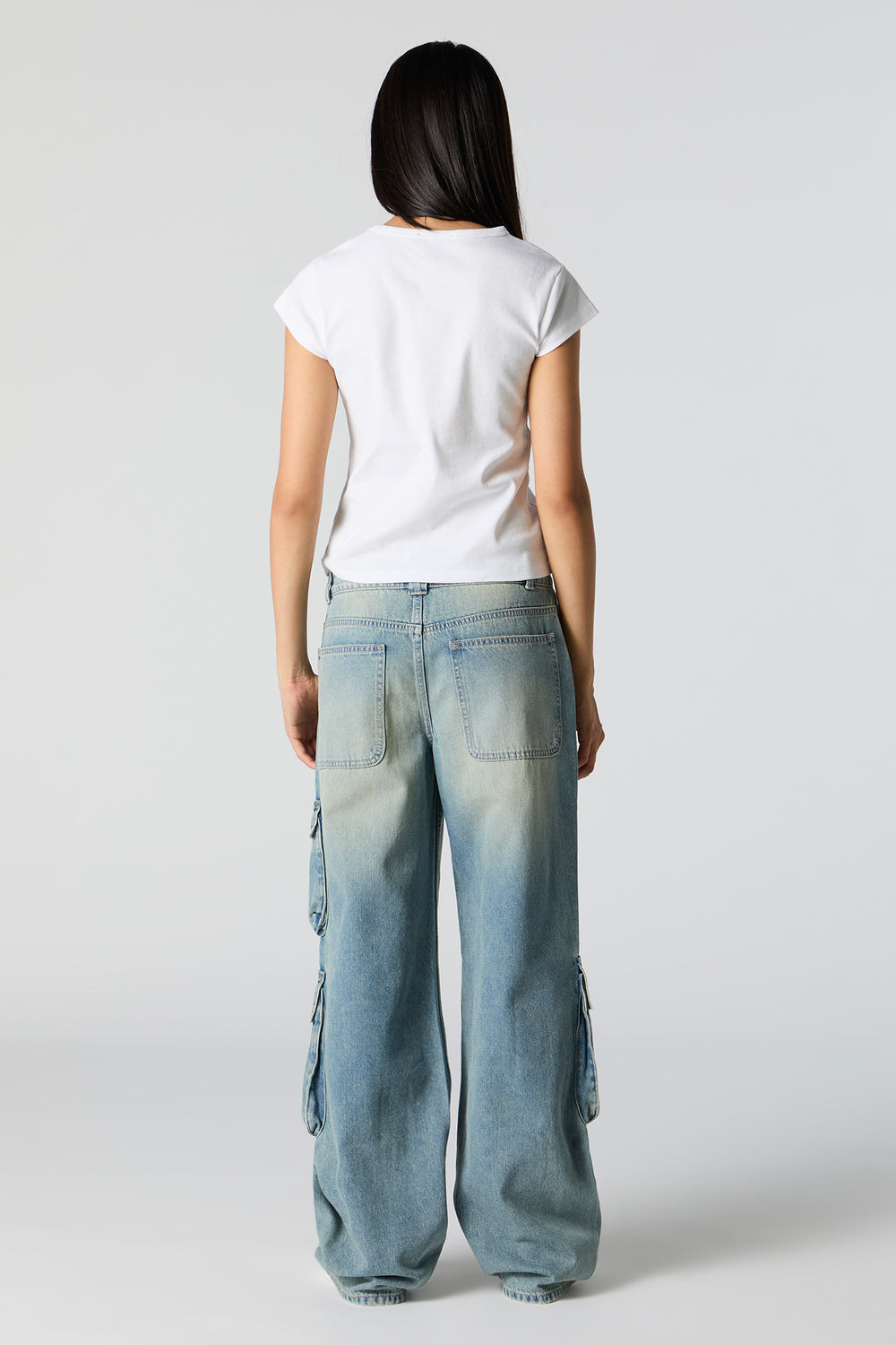 Mid Rise Cargo Jean Mid Rise Cargo Jean 3