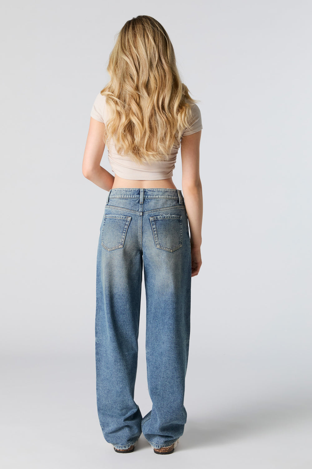 Vintage Wash Low Rise Baggy Jean Vintage Wash Low Rise Baggy Jean 6