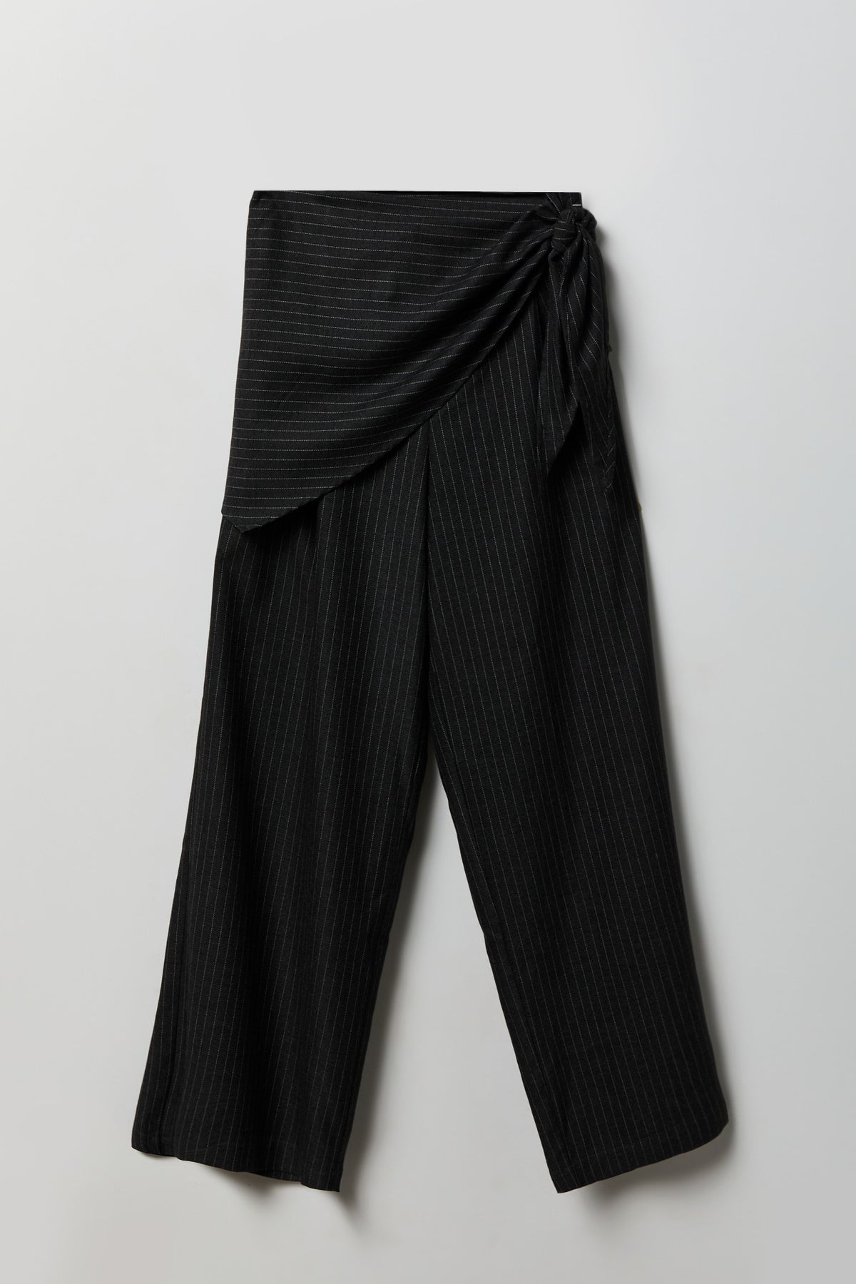 Wrap Waist Dress Pant - Charcoal