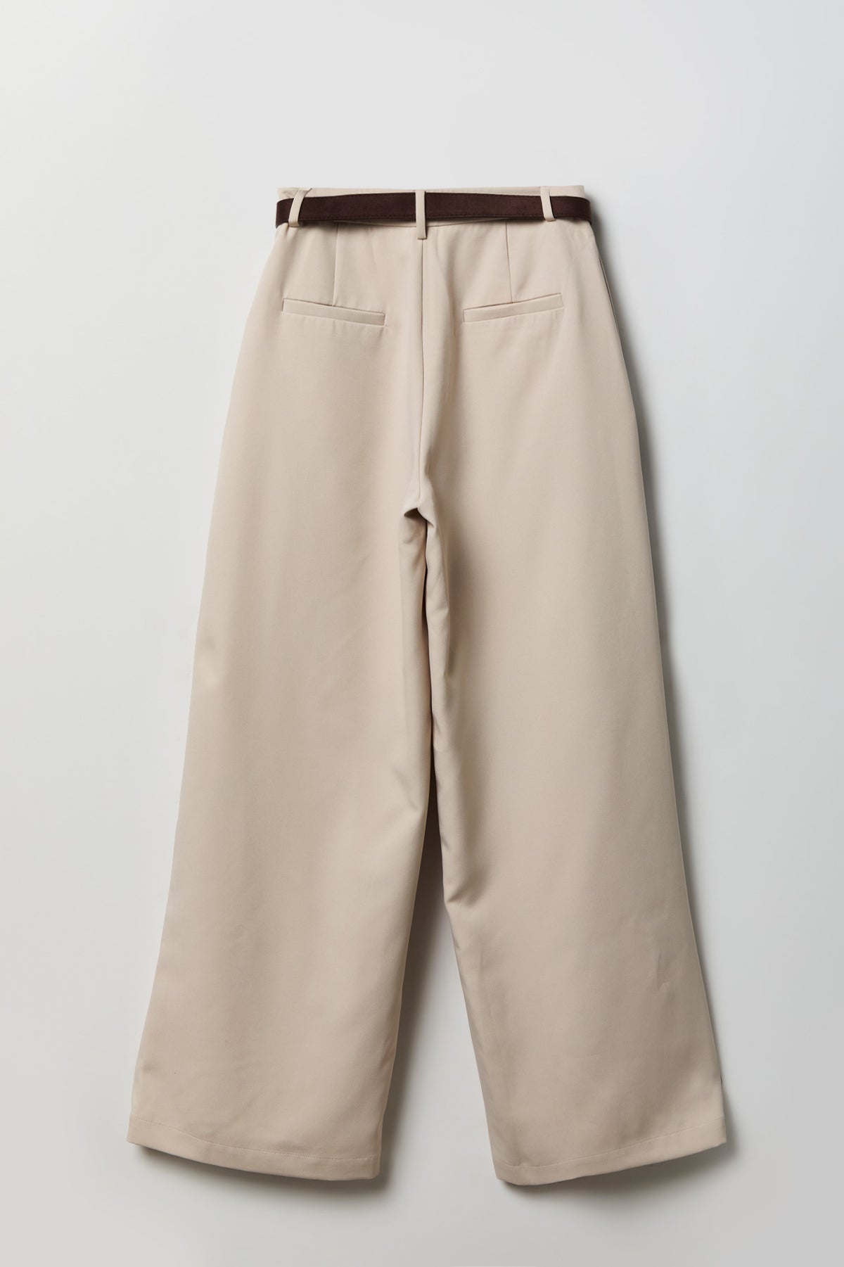 Alt View 2. Belted Baggy Dress Pant - Tan