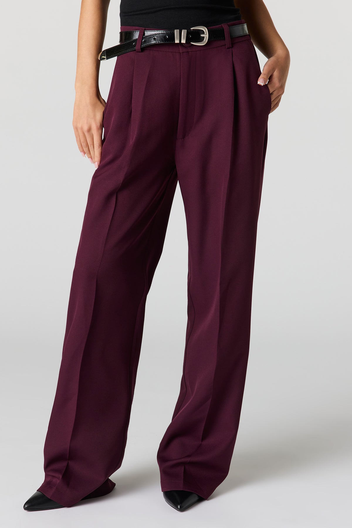 Alt View 18. Wide Leg Dress Pant - Taupe