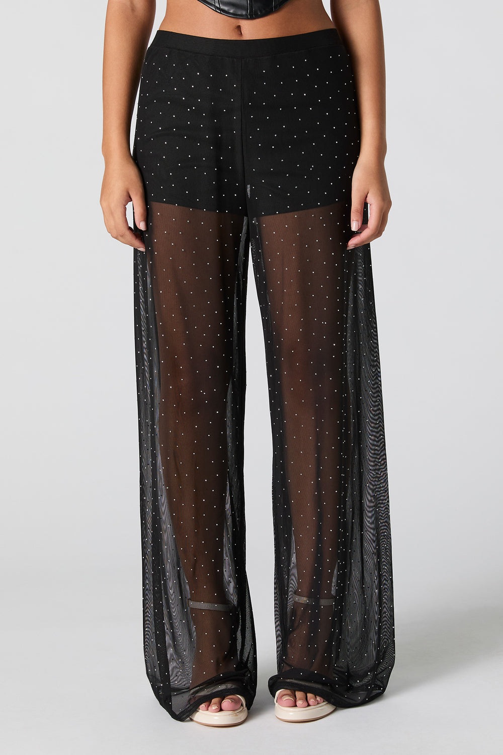 Rhinestone Mesh Pant Rhinestone Mesh Pant 2