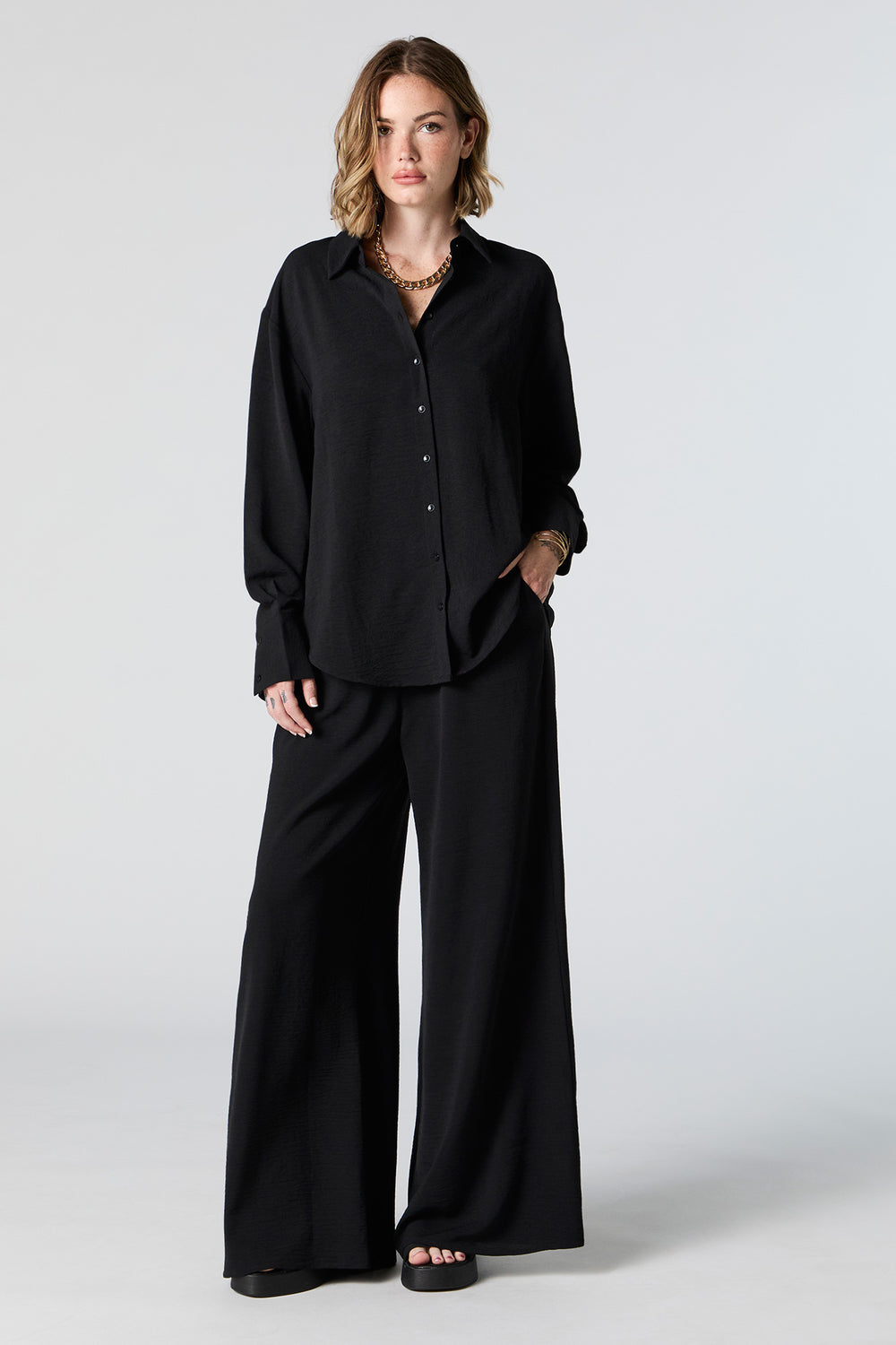 Solid Palazzo Pant Solid Palazzo Pant 4