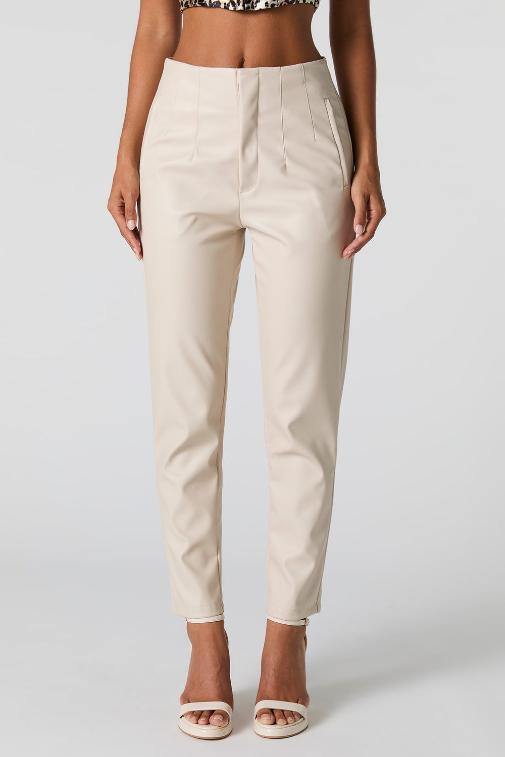 Faux Leather Pleated Pant Faux Leather Pleated Pant 5