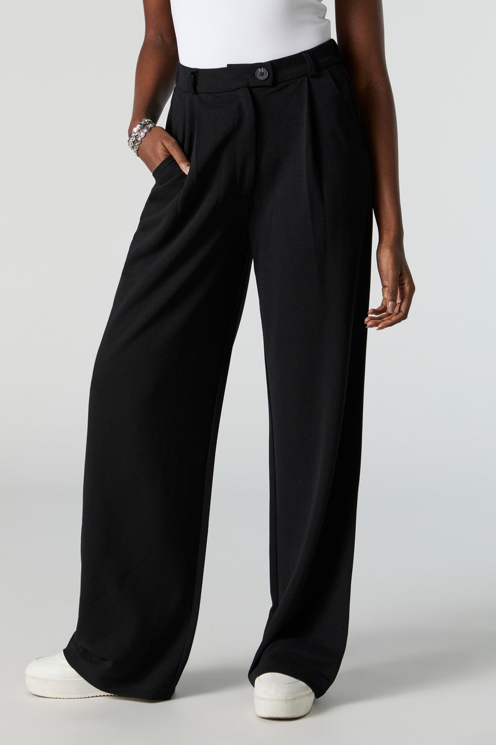 Crepe Straight Leg Dress Pant Crepe Straight Leg Dress Pant 5