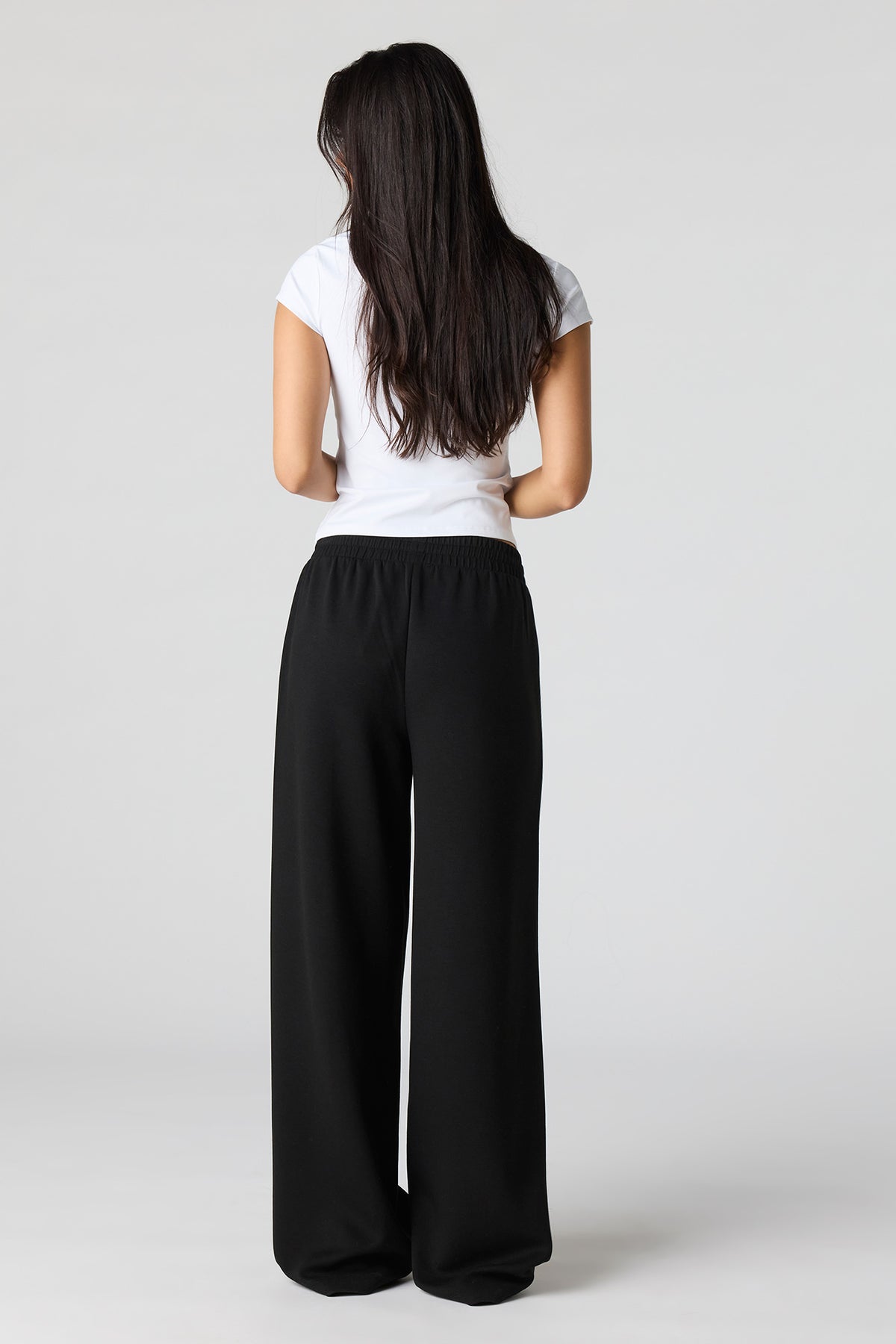 Alt View 3. Soft Wide Leg Dress Pant - Black