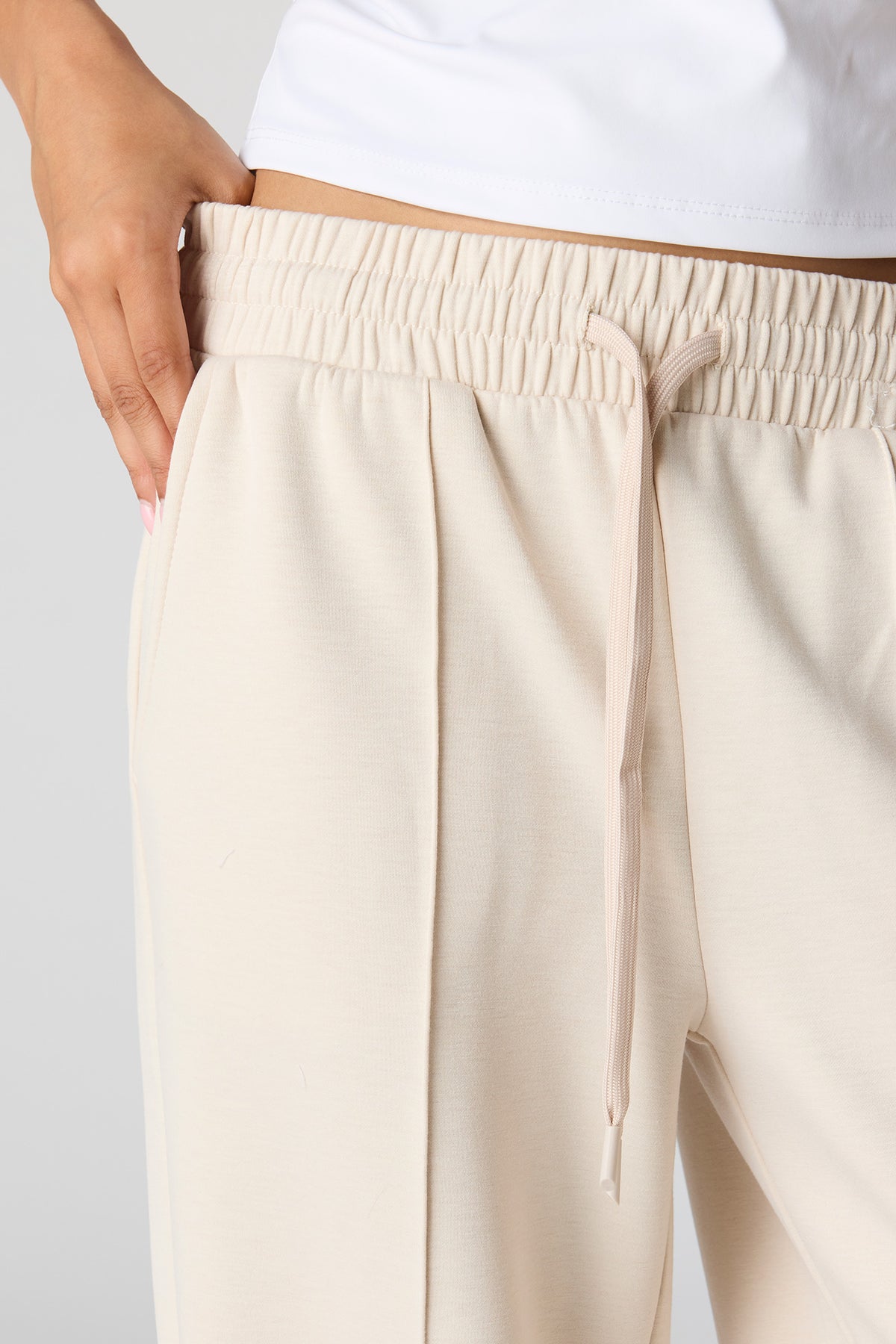 Alt View 4. Soft Wide Leg Dress Pant - Tan