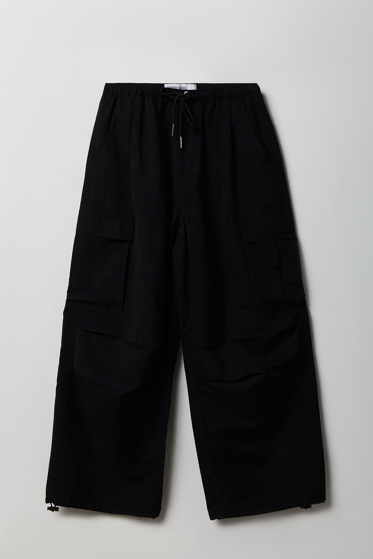 Cargo Parachute Pant - Black