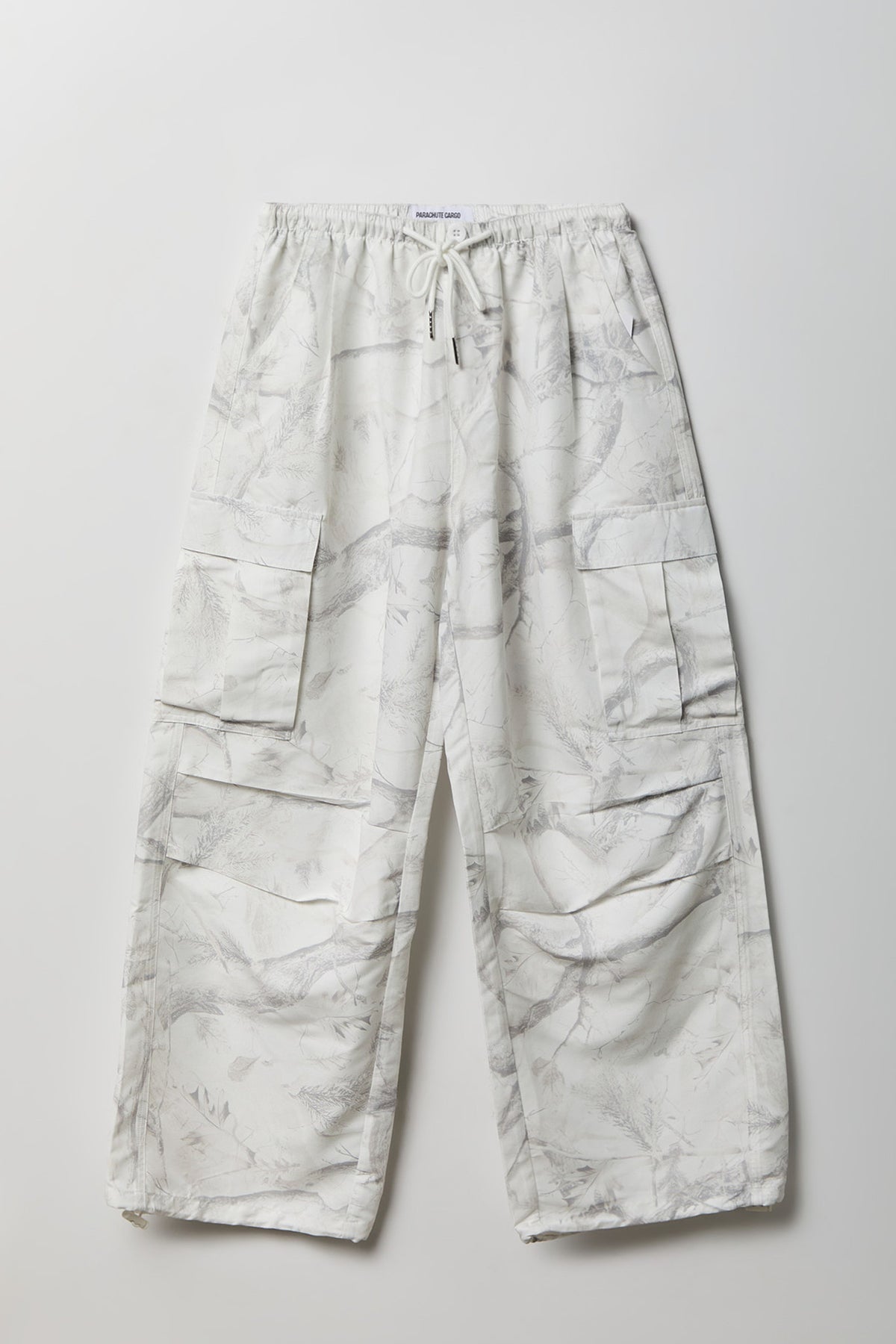 Cargo Parachute Pant - White