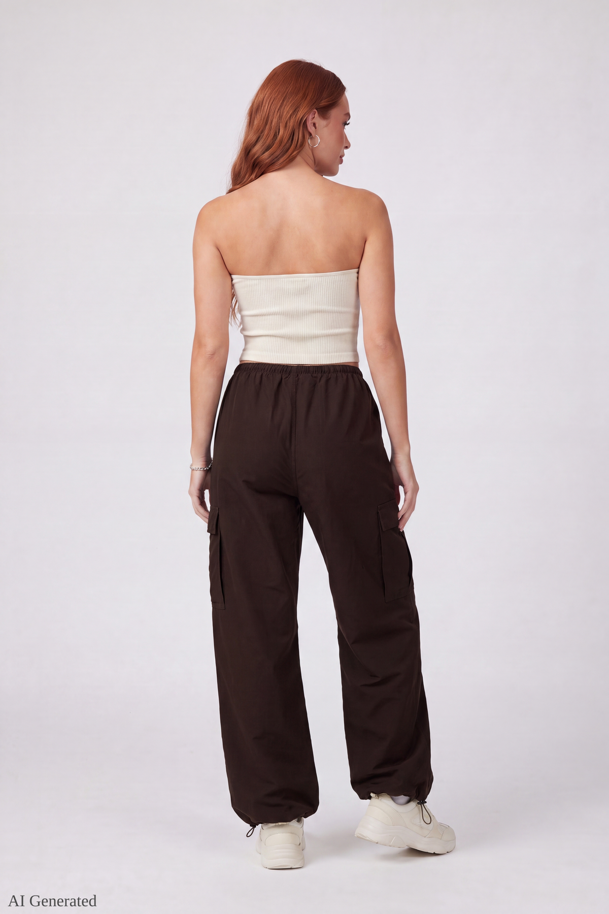 Alt View 2. Cargo Parachute Pant - Brown