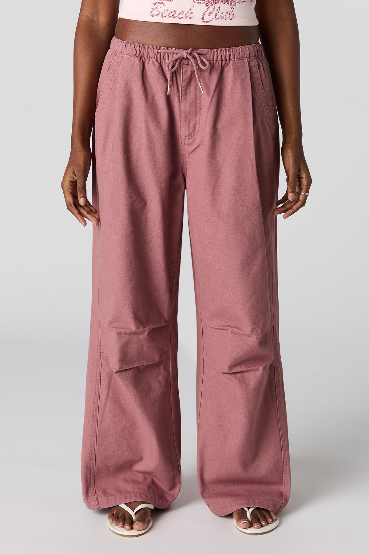 Alt View 4. Parachute Pant - Mauve