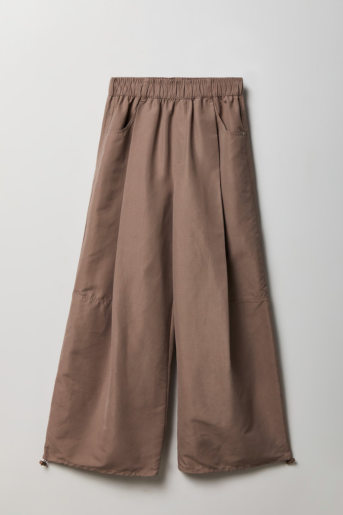 Alt View 4. Wide Leg Parachute Pant - Taupe