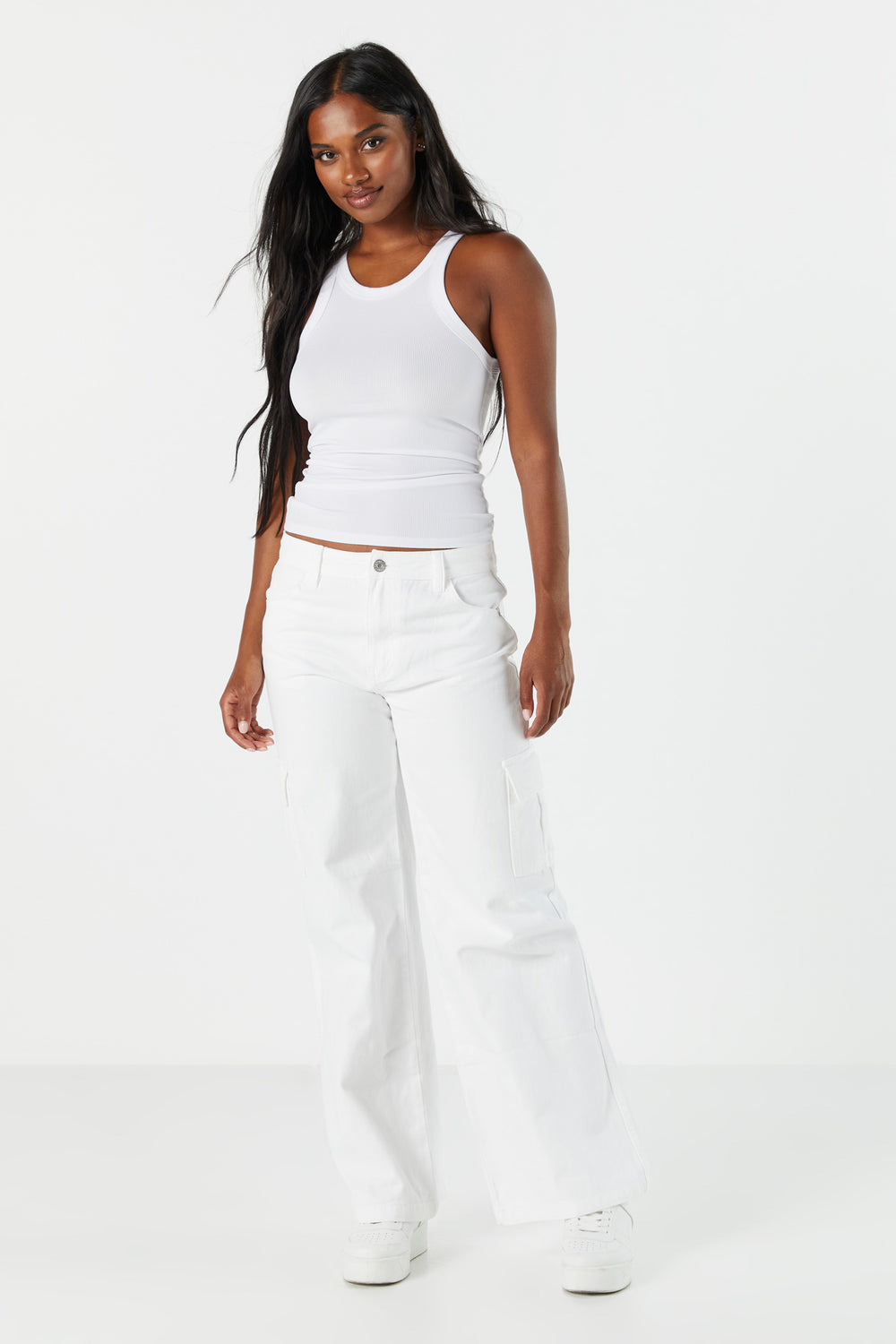 Bull Denim Wide Leg Cargo Jean Bull Denim Wide Leg Cargo Jean 4