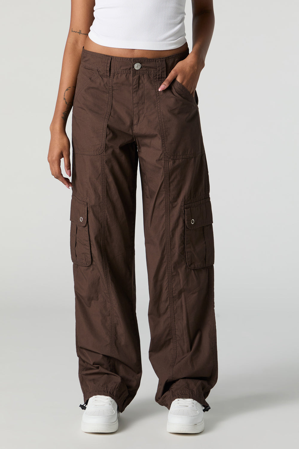 Toggle Hem Straight Leg Cargo Pant Toggle Hem Straight Leg Cargo Pant 12