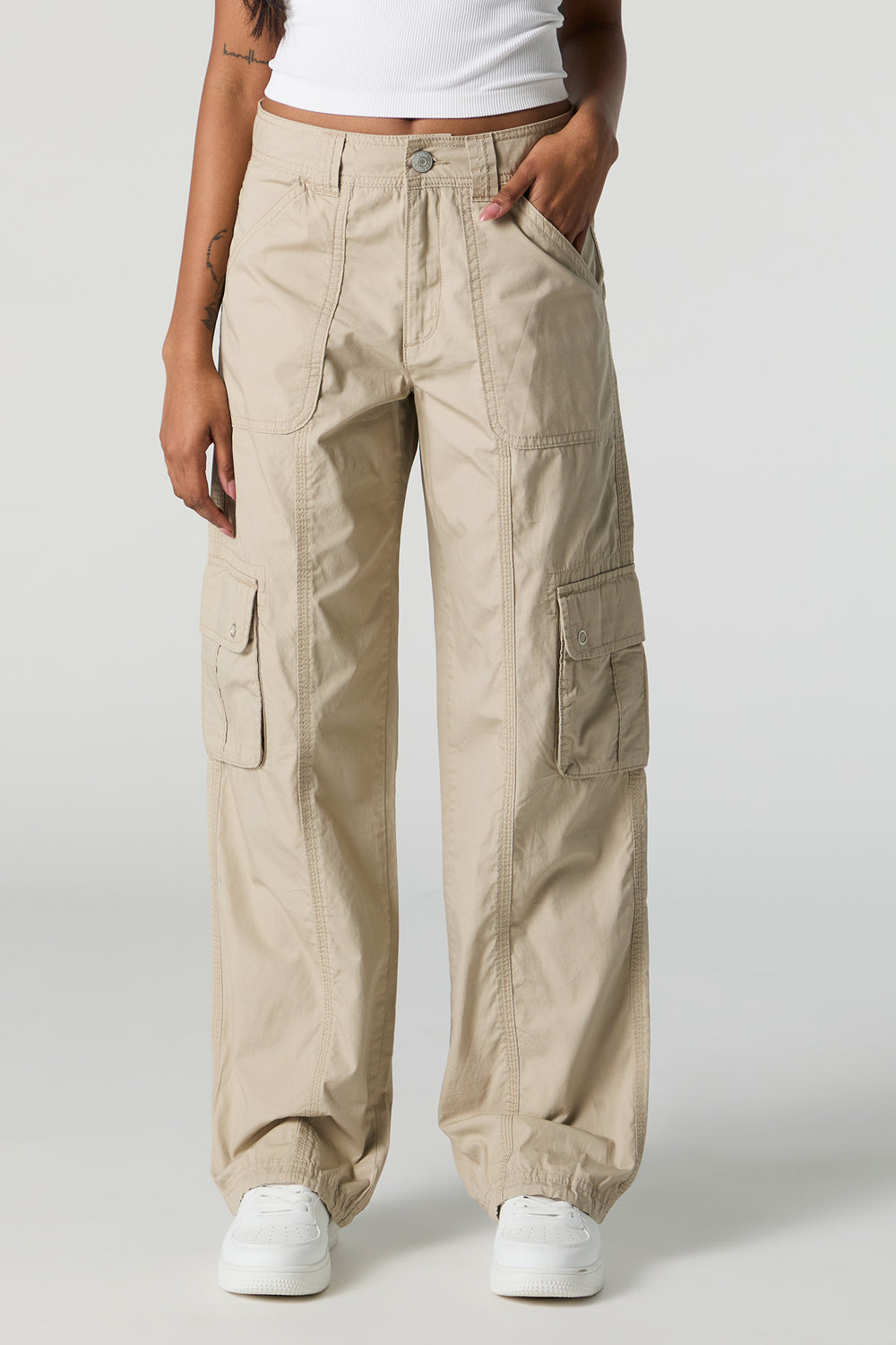 Toggle Hem Straight Leg Cargo Pant Toggle Hem Straight Leg Cargo Pant 15