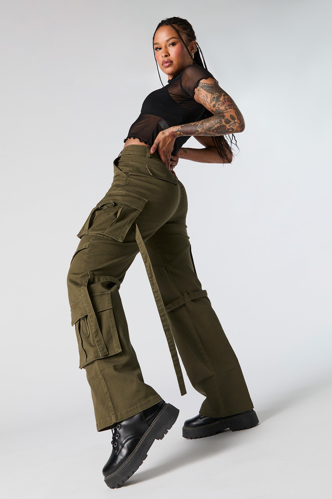 Straight Leg Utility Cargo Pant