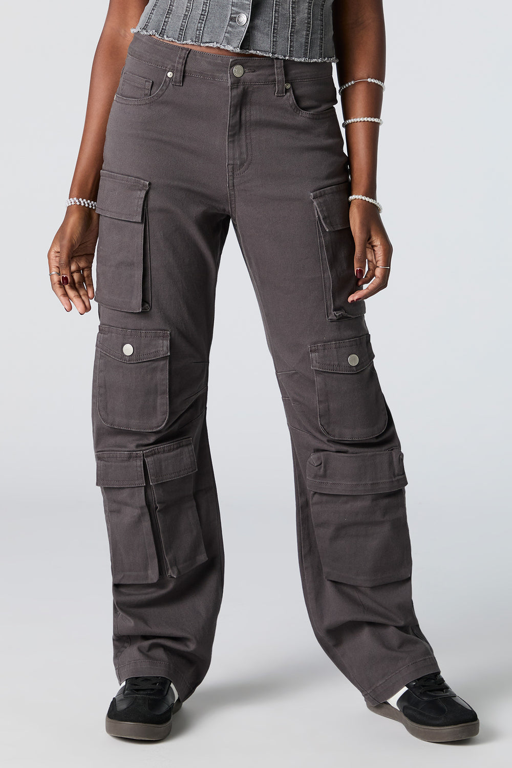 Multi Pocket Straight Leg Cargo Pant Multi Pocket Straight Leg Cargo Pant 2