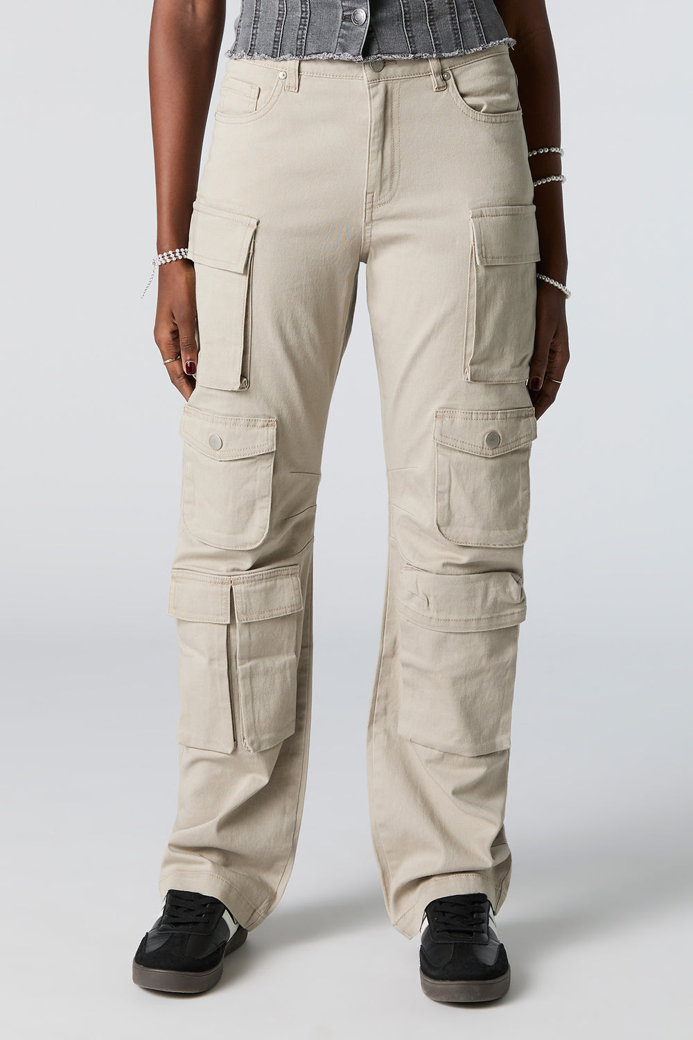 Multi Pocket Straight Leg Cargo Pant Multi Pocket Straight Leg Cargo Pant 8