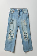 Brooklyn Ripped Low Rise Baggy Jean