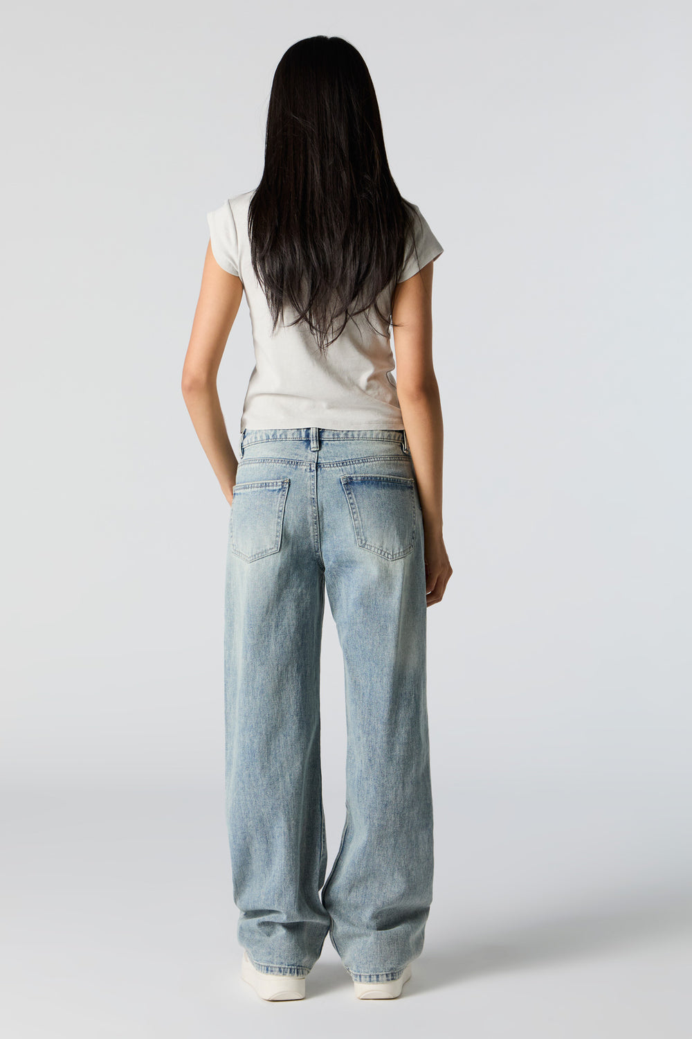 Vintage Low Rise Distressed Skater Jean Vintage Low Rise Distressed Skater Jean 3