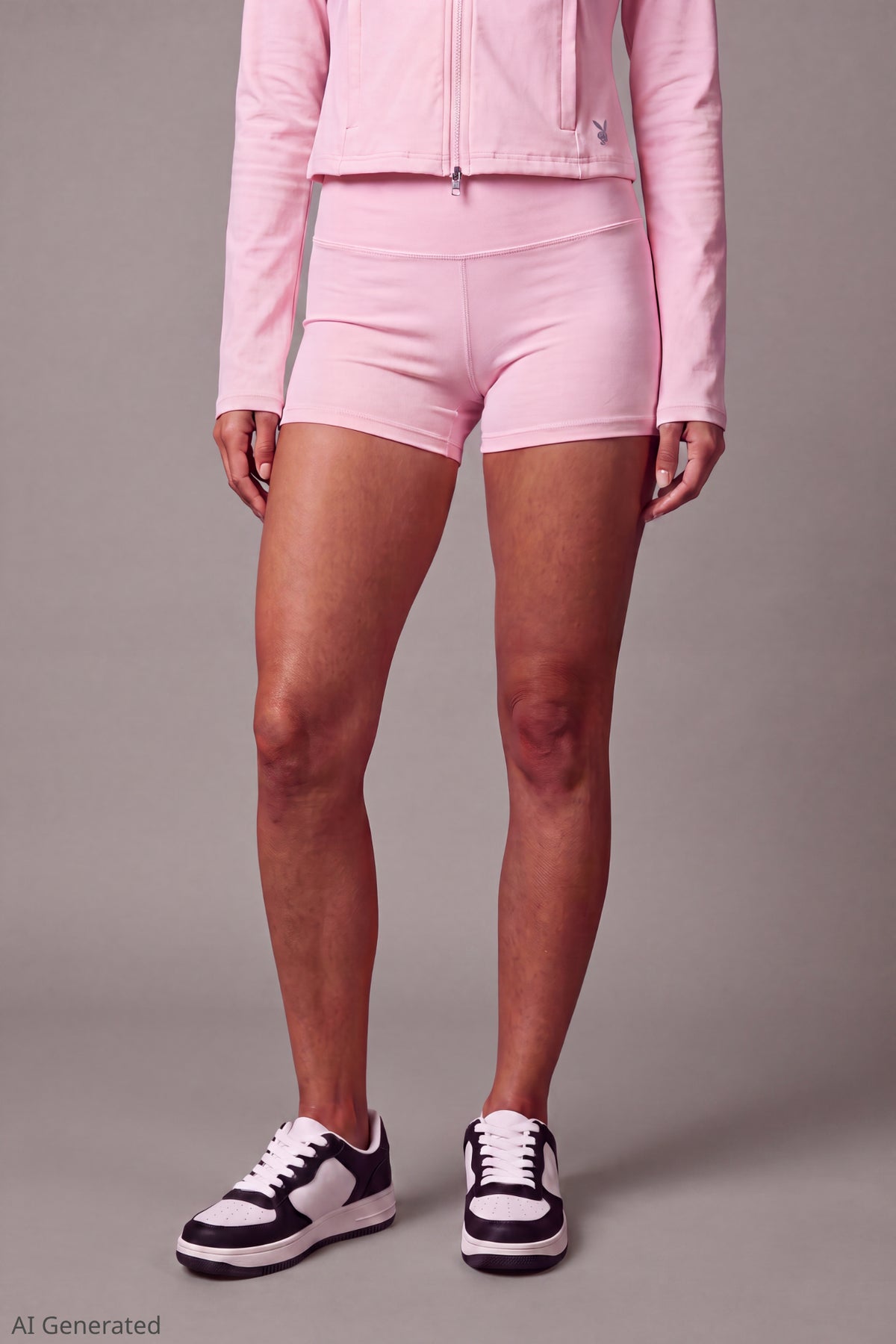 Alt View 3. Playboy Active Shortie 1.75" - Pink