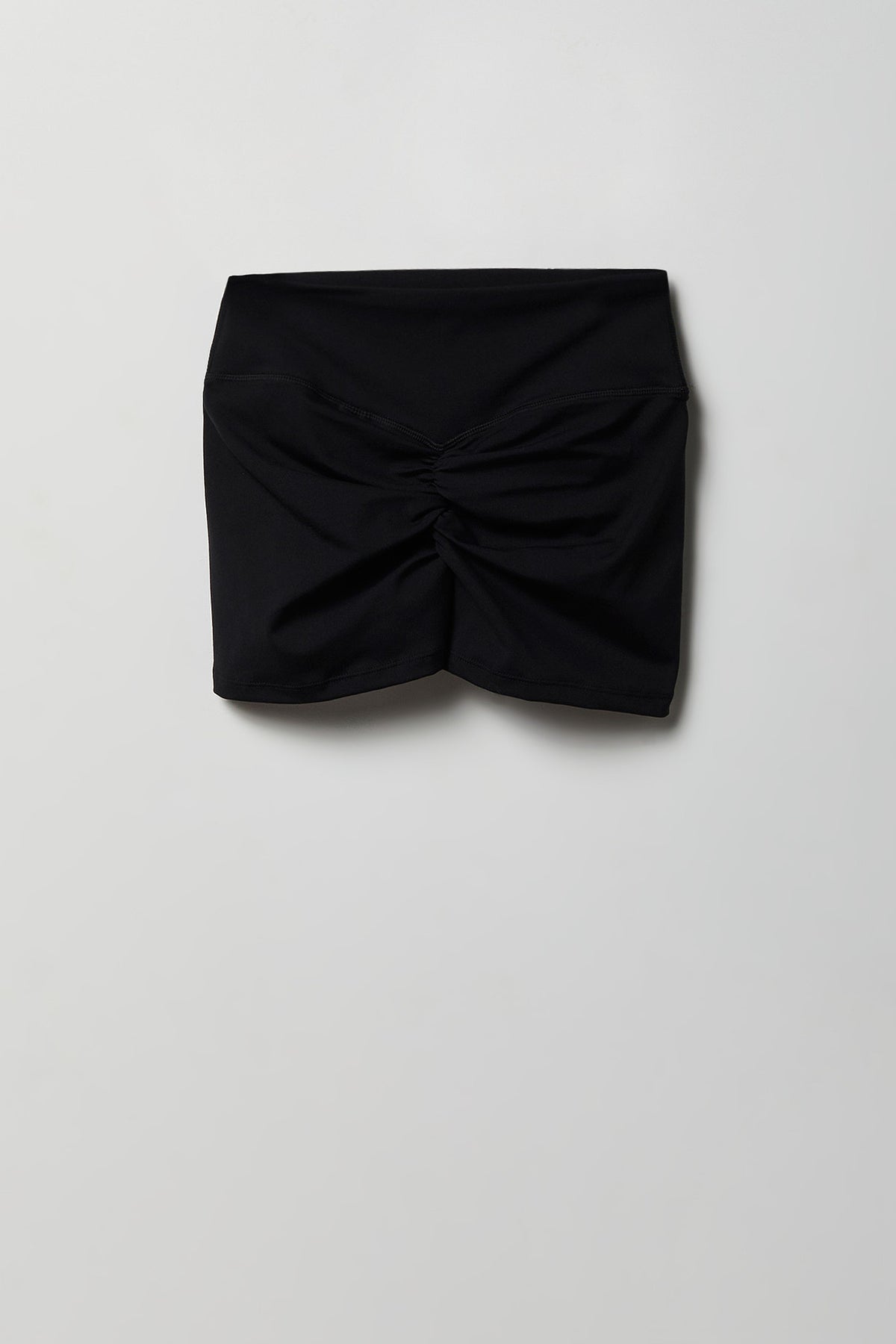 Alt View 2. Sommer Ray Ruched Short 2" - Black