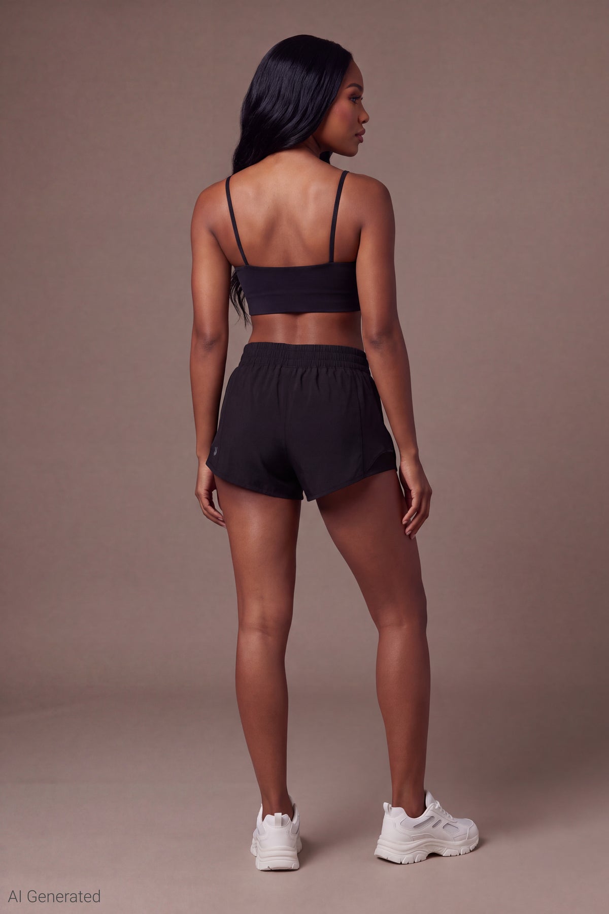 Alt View 2. Playboy Low Rise Running Short 2.25" - Black