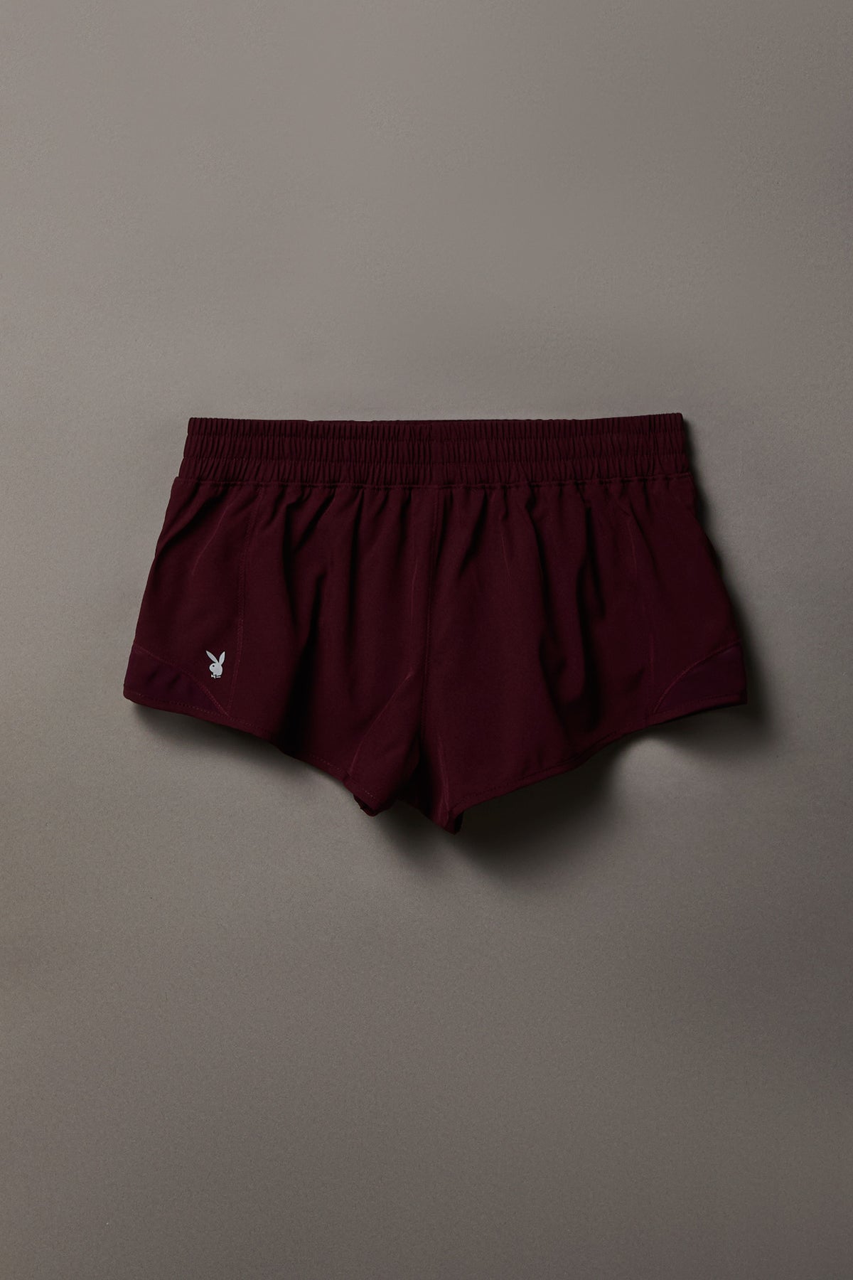 Alt View 2. Playboy Low Rise Running Short 2.25" - Burgundy