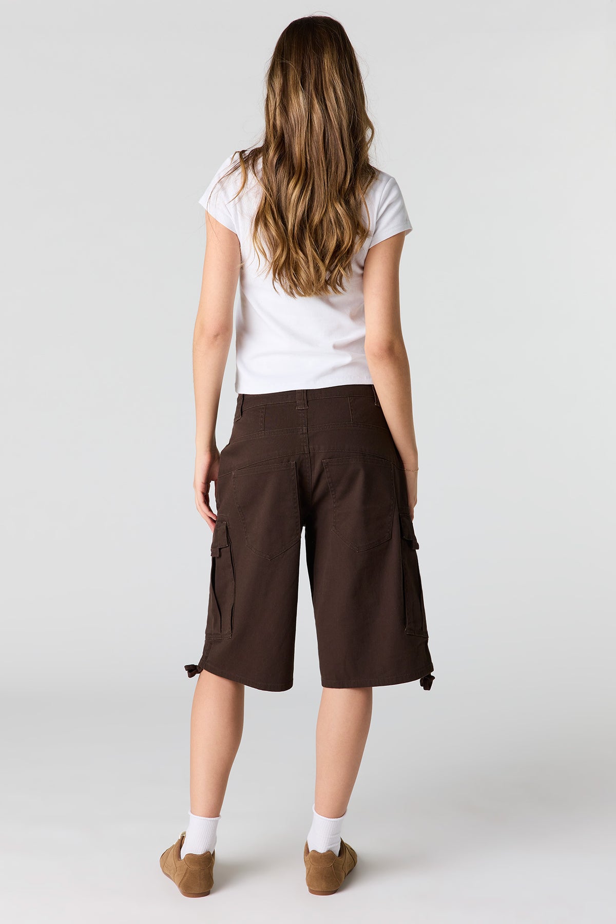 Alt View 3. Cargo Jort 13.5" - Brown