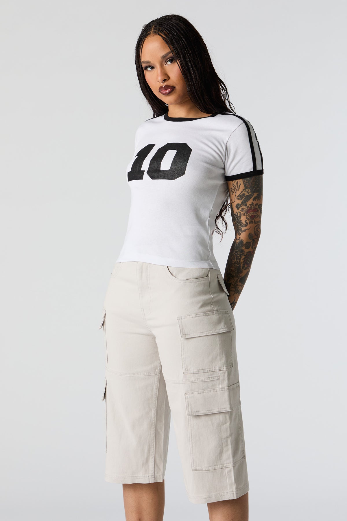 Multi Pocket Longline Cargo Short