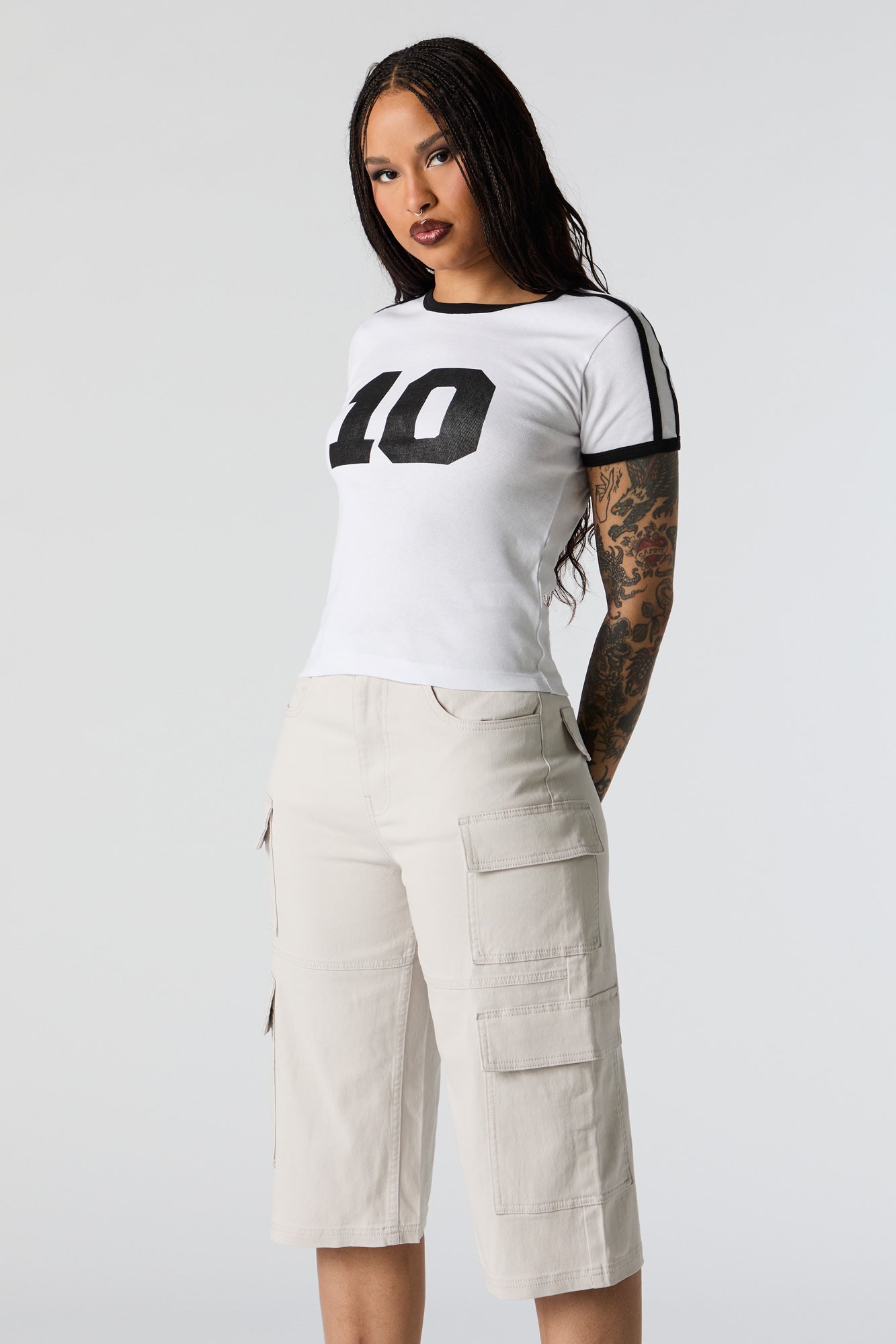 Multi Pocket Longline Cargo Short