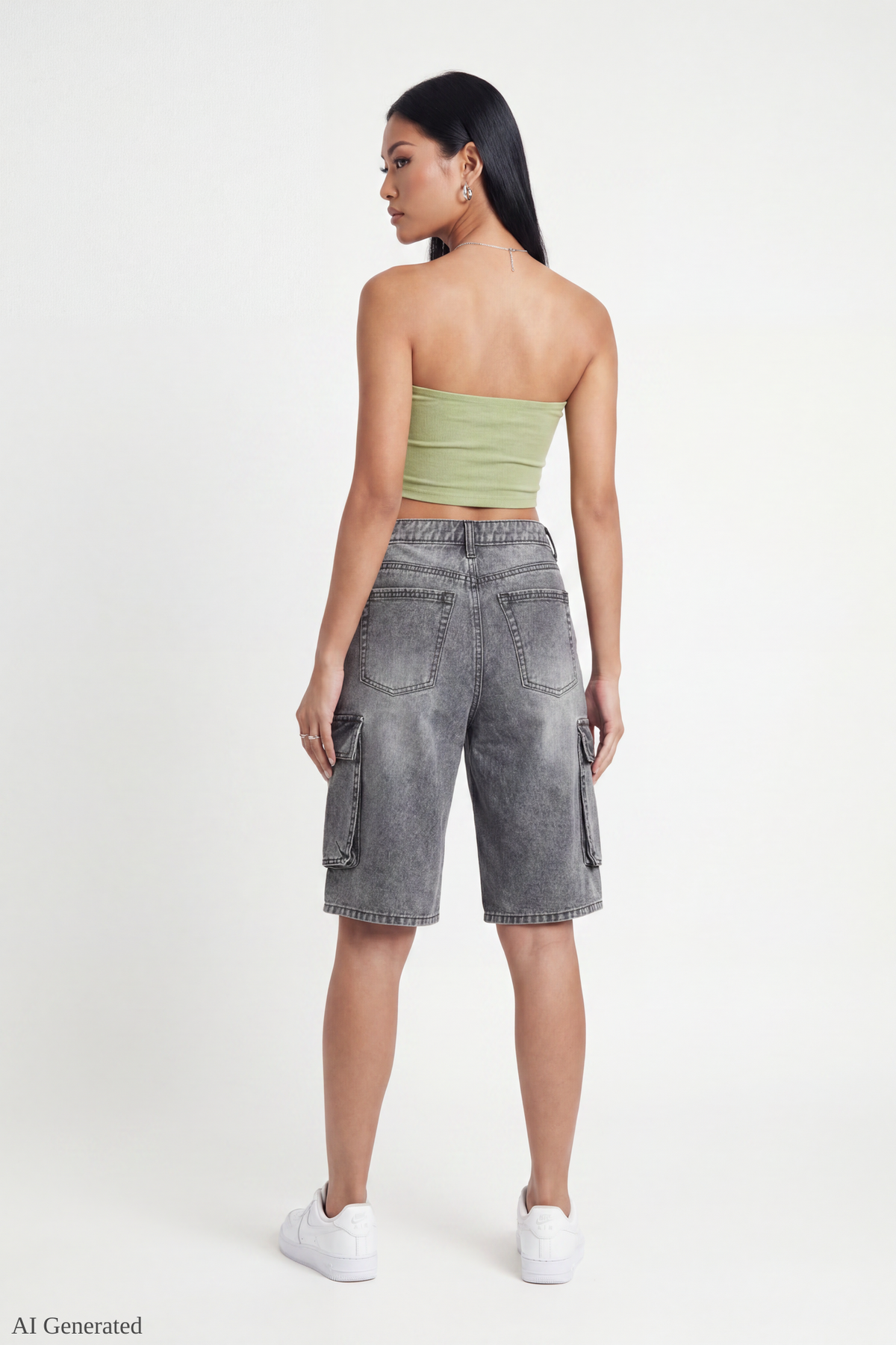 Alt View 2. Cargo Jort 13" - Charcoal