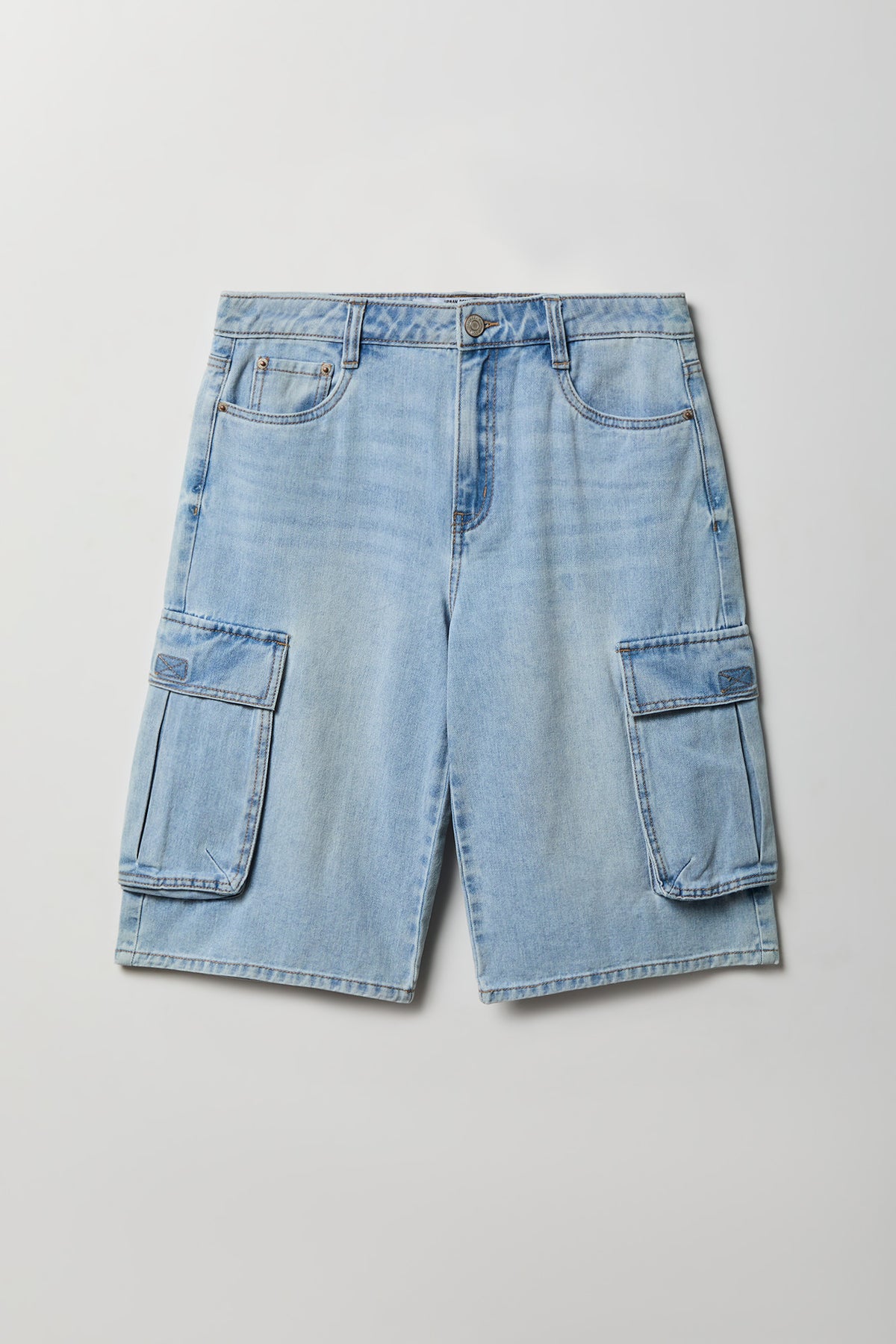 Cargo Jort 13" - Light Denim Blue