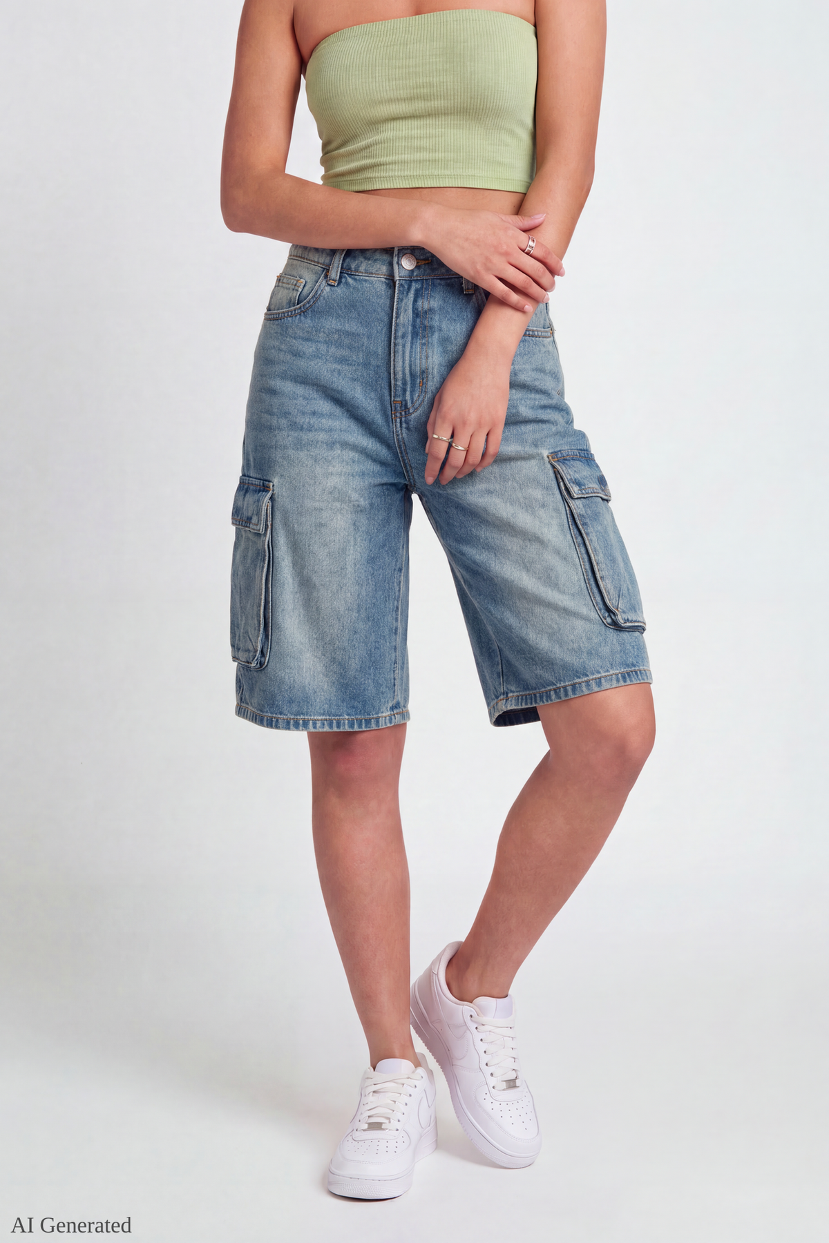 Alt View 3. Cargo Jort 13" - Pacific Blue