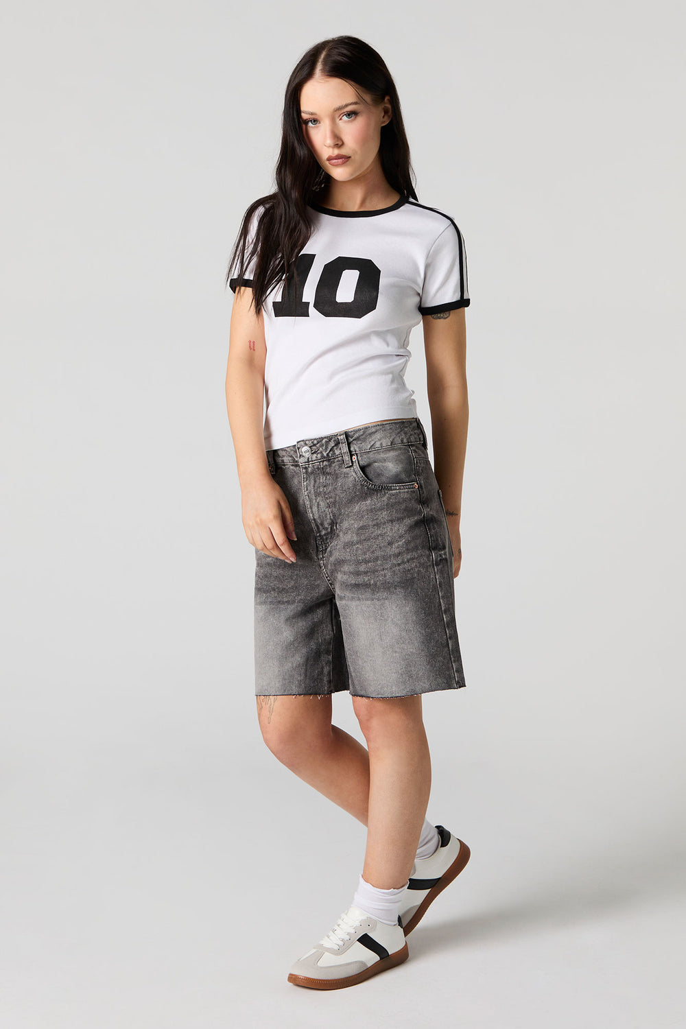 Longline Denim Short Longline Denim Short 6