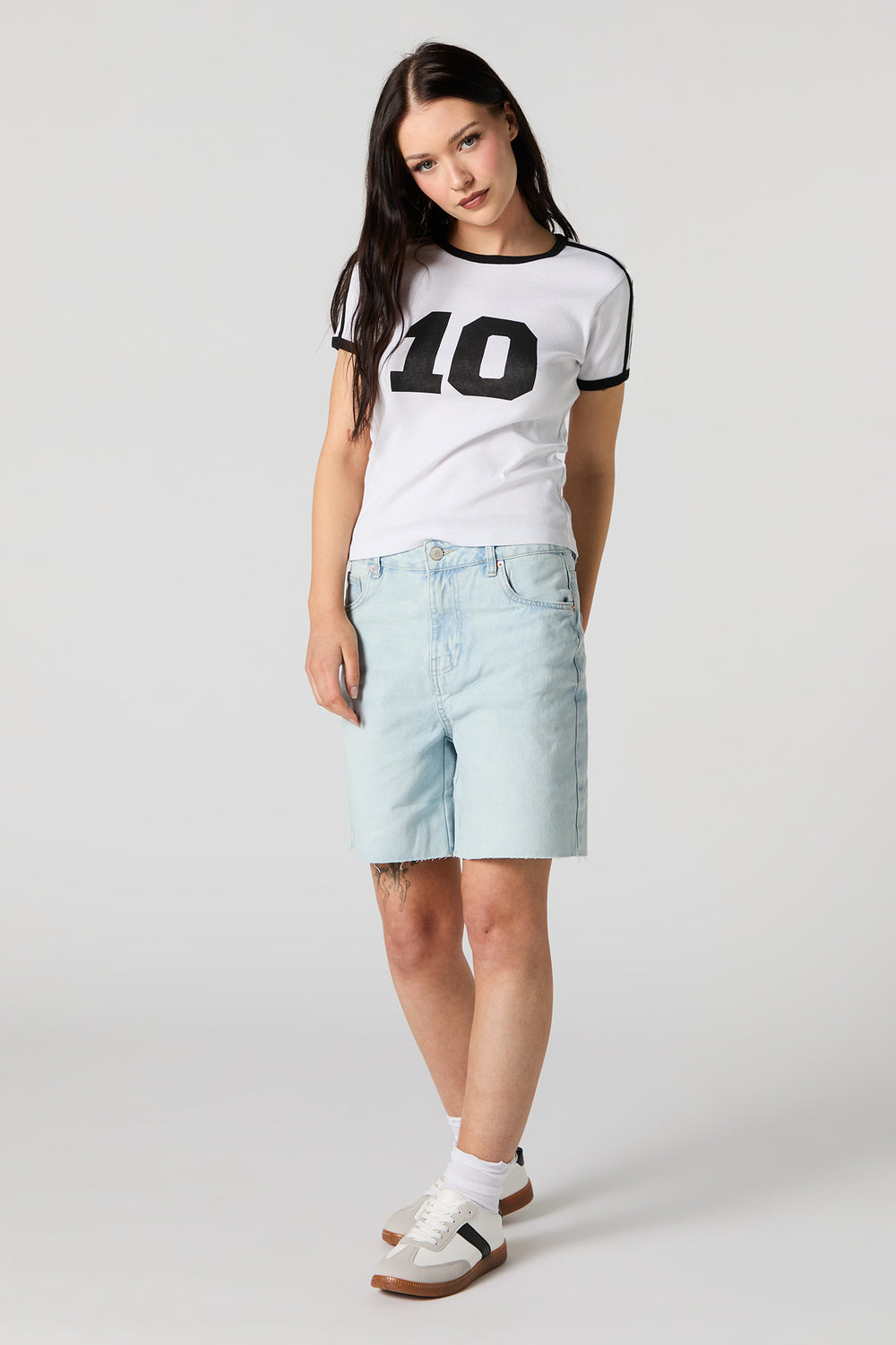 Longline Denim Short Longline Denim Short 3