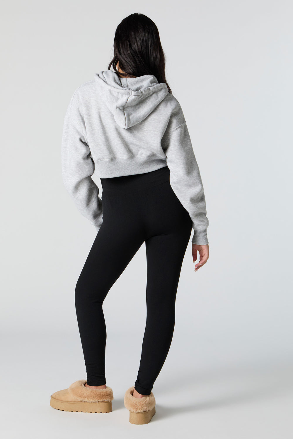 Seamless Solid High Rise Fleece Legging Seamless Solid High Rise Fleece Legging 6