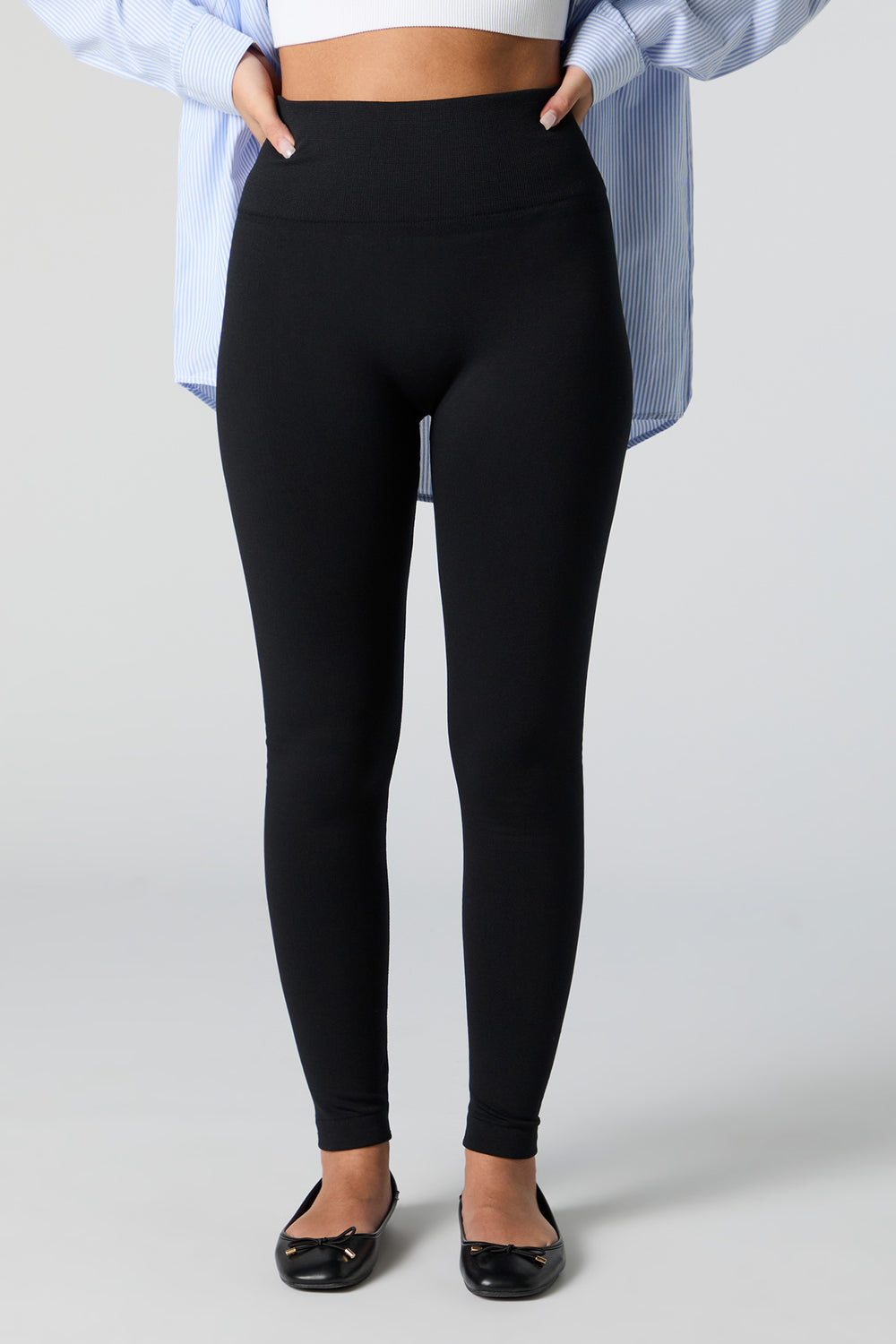 Seamless High Rise Fleece Legging Seamless High Rise Fleece Legging 5