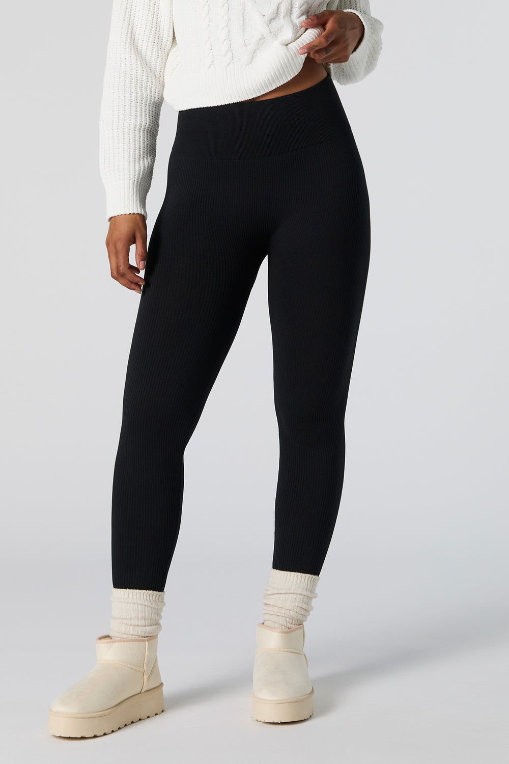 High Rise Seamless Ribbed Legging High Rise Seamless Ribbed Legging 5