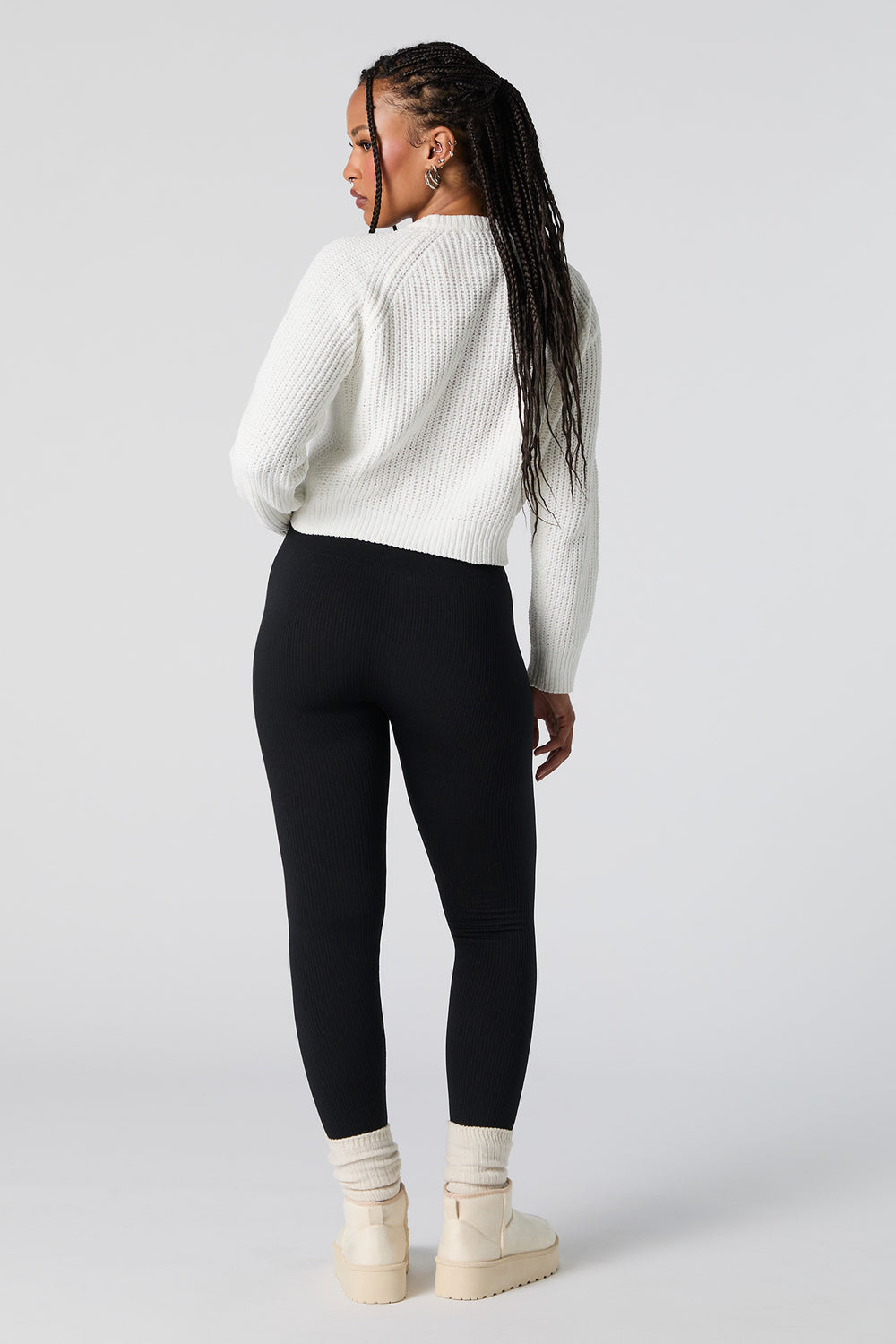 High Rise Seamless Ribbed Legging High Rise Seamless Ribbed Legging 6